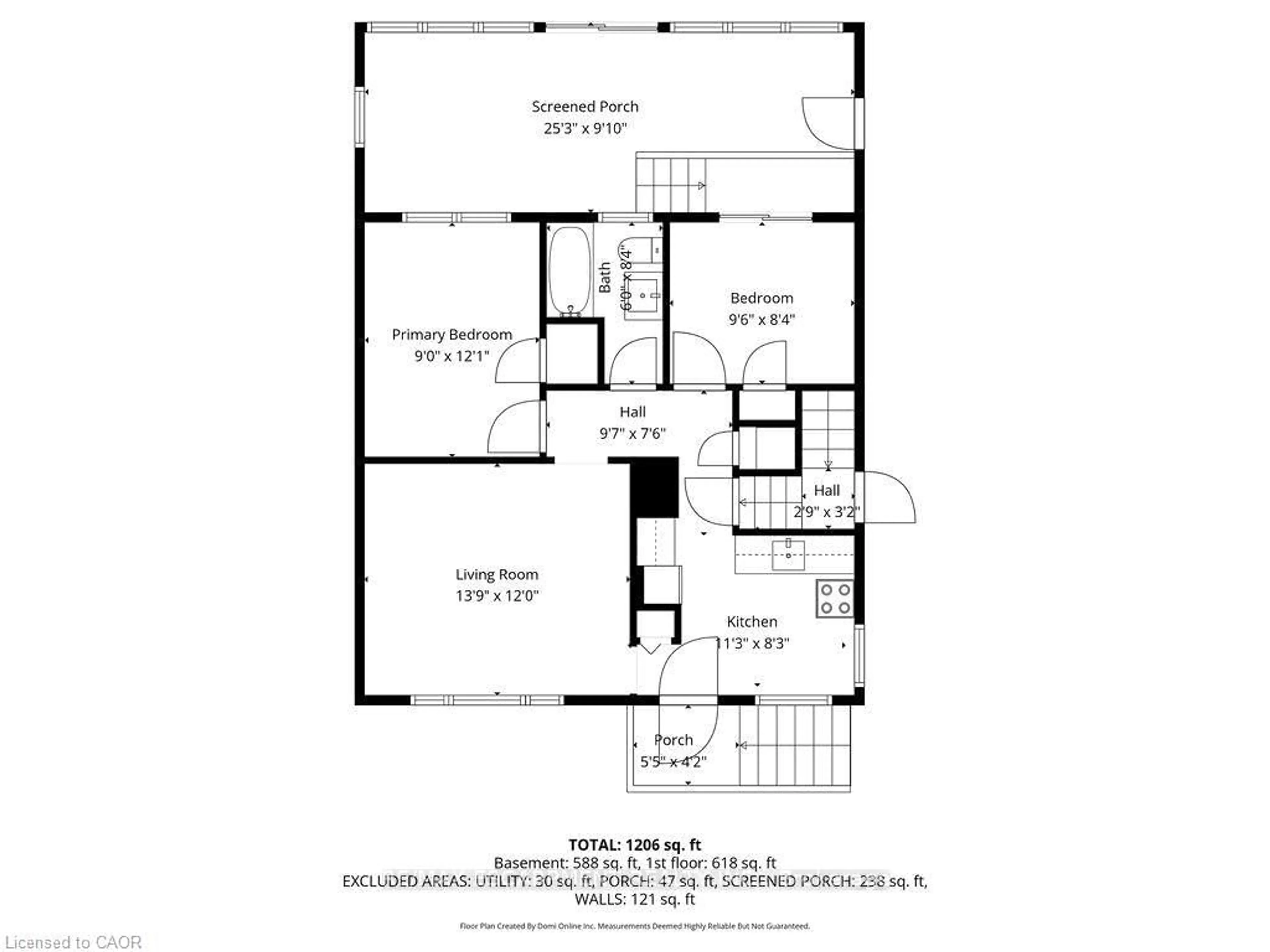Floor plan for 22 David Ave, Hamilton Ontario L9A 3V1