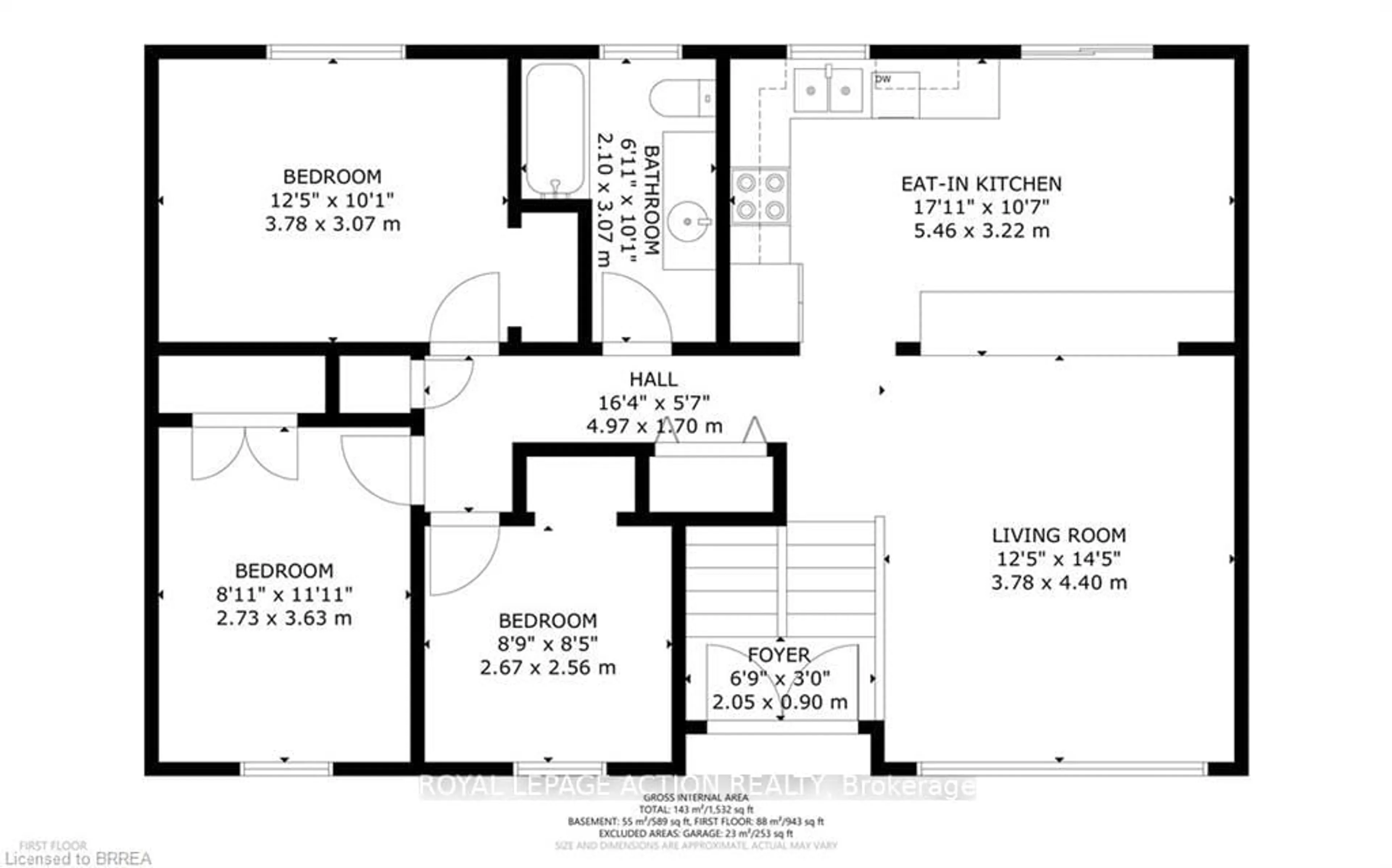 Floor plan for 26 Centennial Dr, Brantford Ontario N3R 5X7