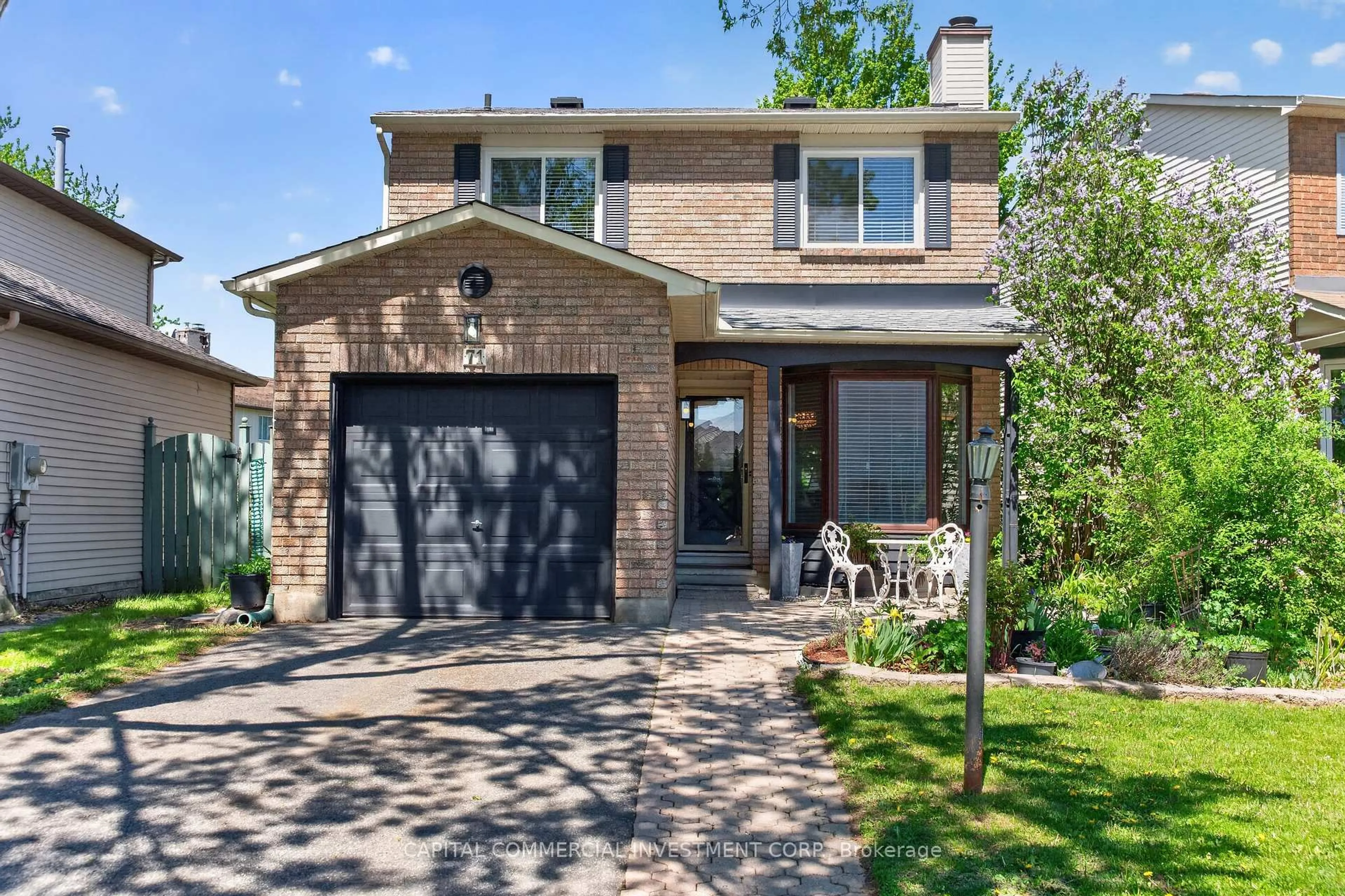 Home with brick exterior material, street for 71 Equestrian Dr, Ottawa Ontario K2M 1H7