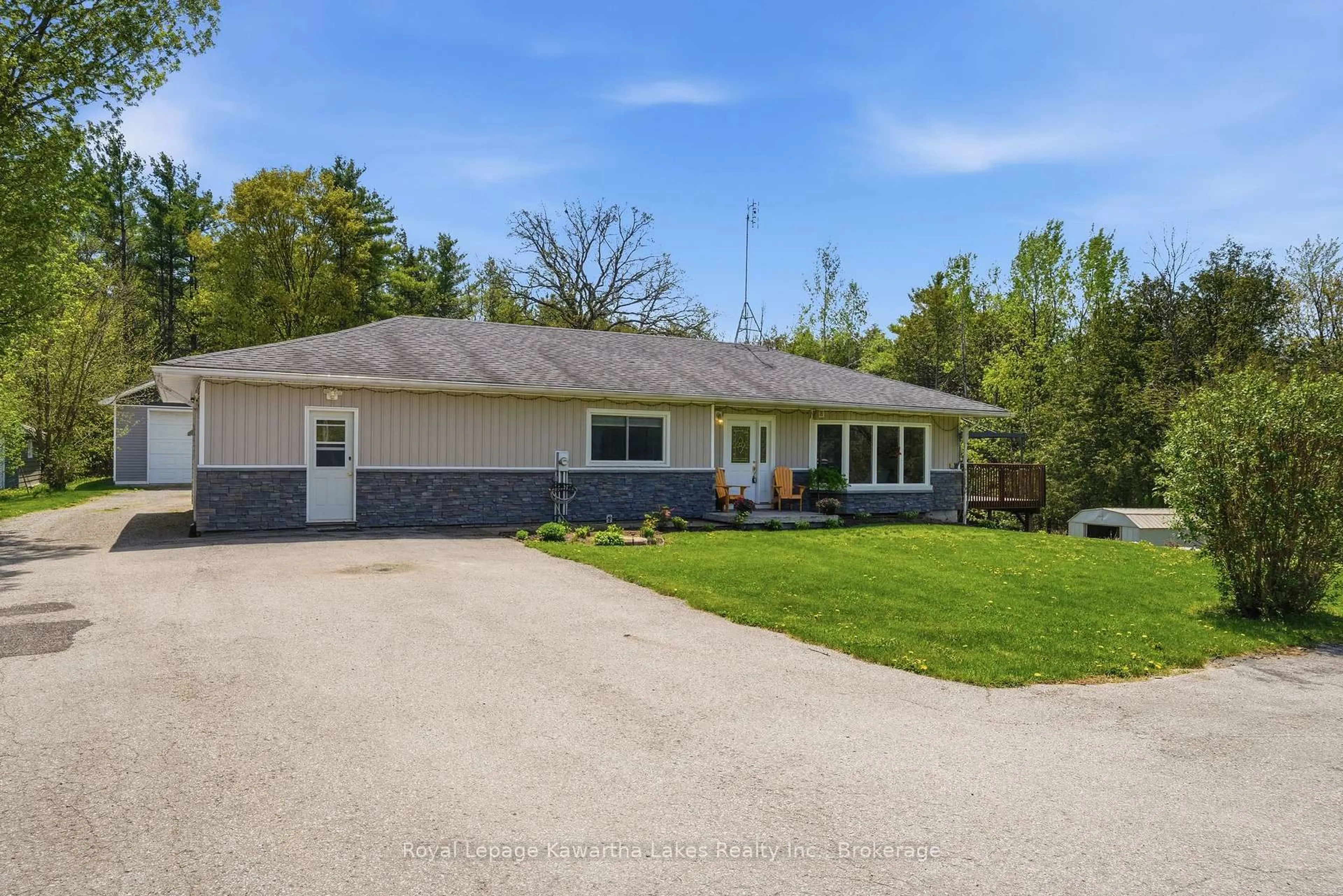 A pic from outside/outdoor area/front of a property/back of a property/a pic from drone, street for 2794 County Road 48, Kawartha Lakes Ontario K0M 1K0