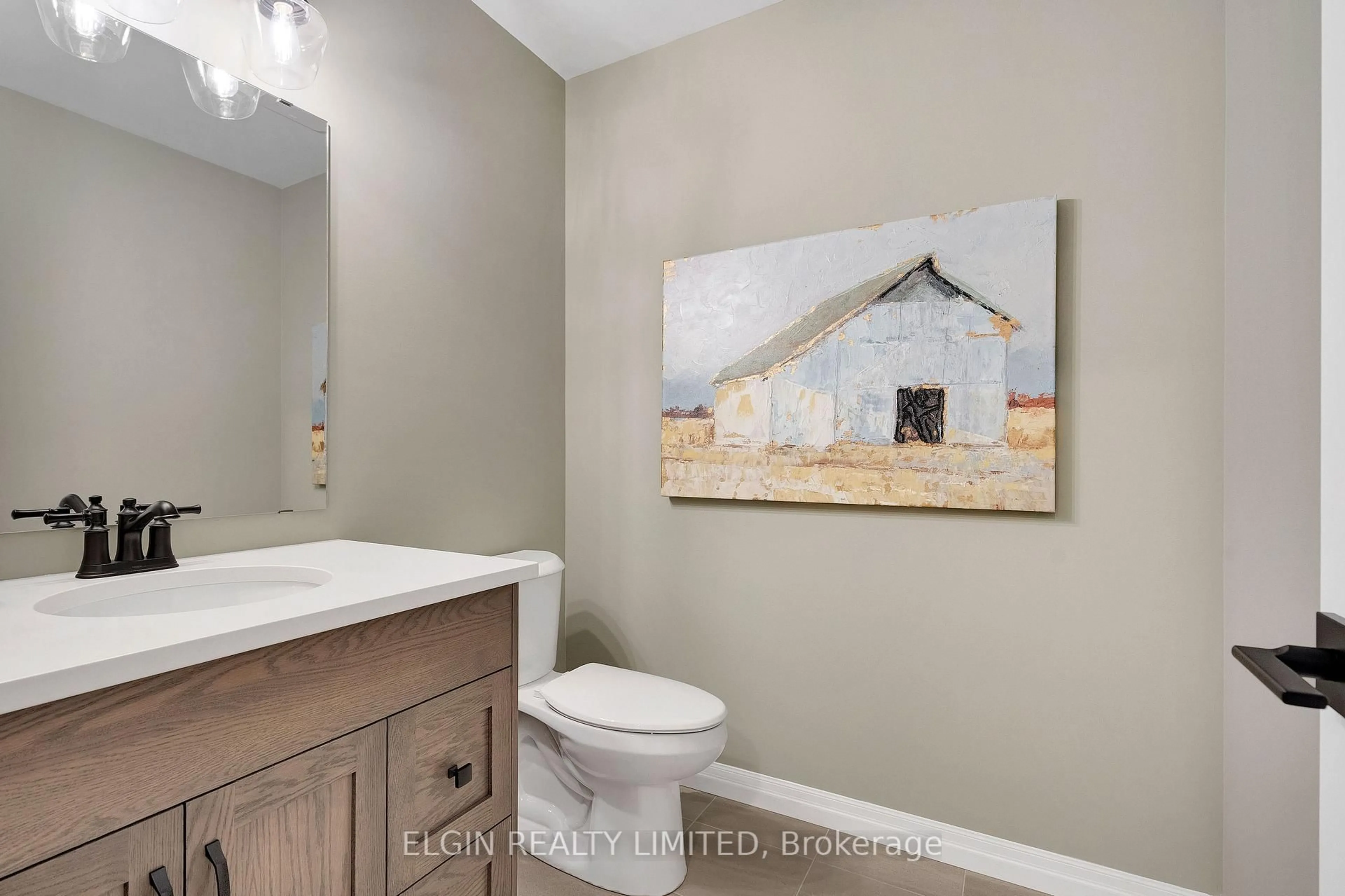 Standard bathroom, ceramic/tile floor for 6 Keba Cres, Tillsonburg Ontario N4G 0K6