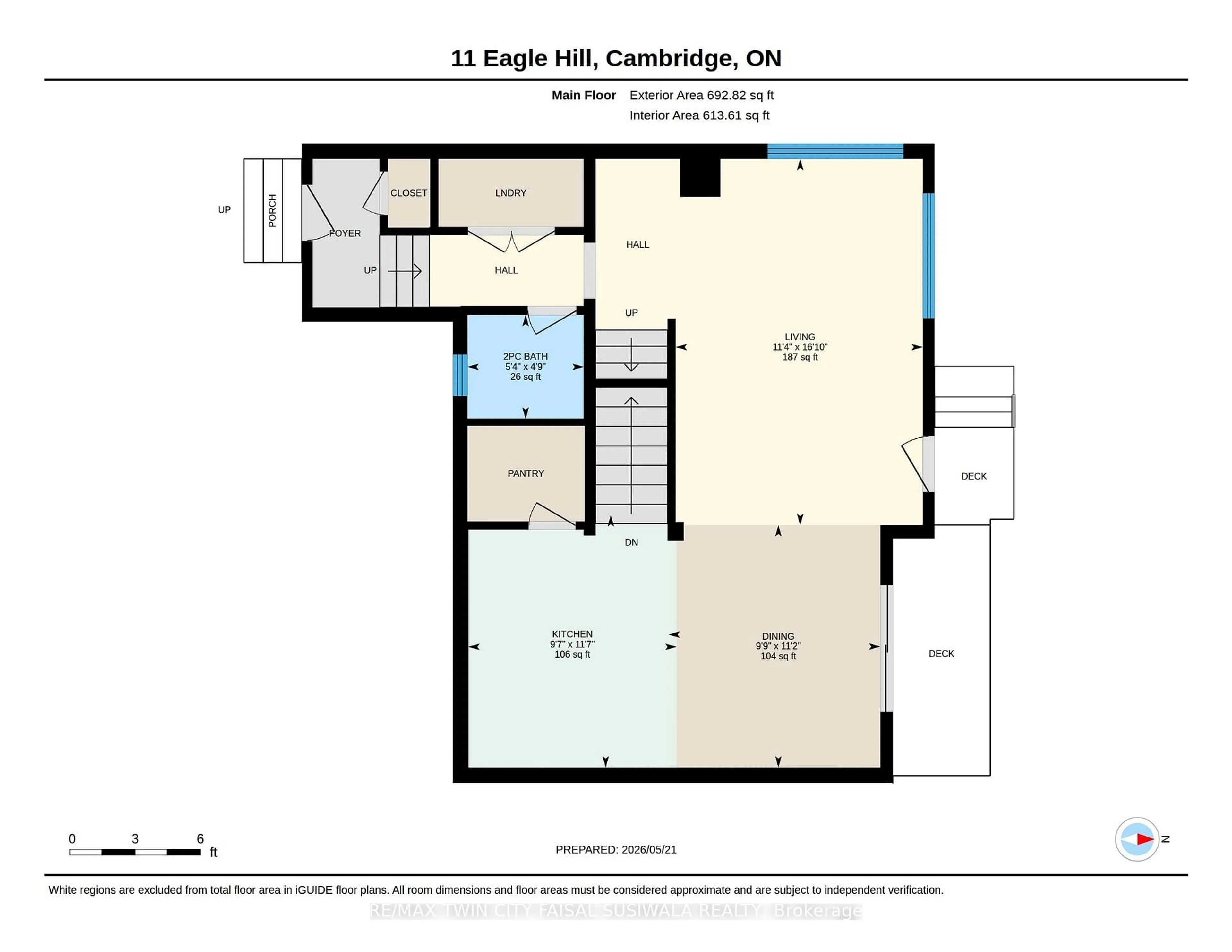Floor plan for 11 Eagle Hill, Cambridge Ontario N3C 2C8
