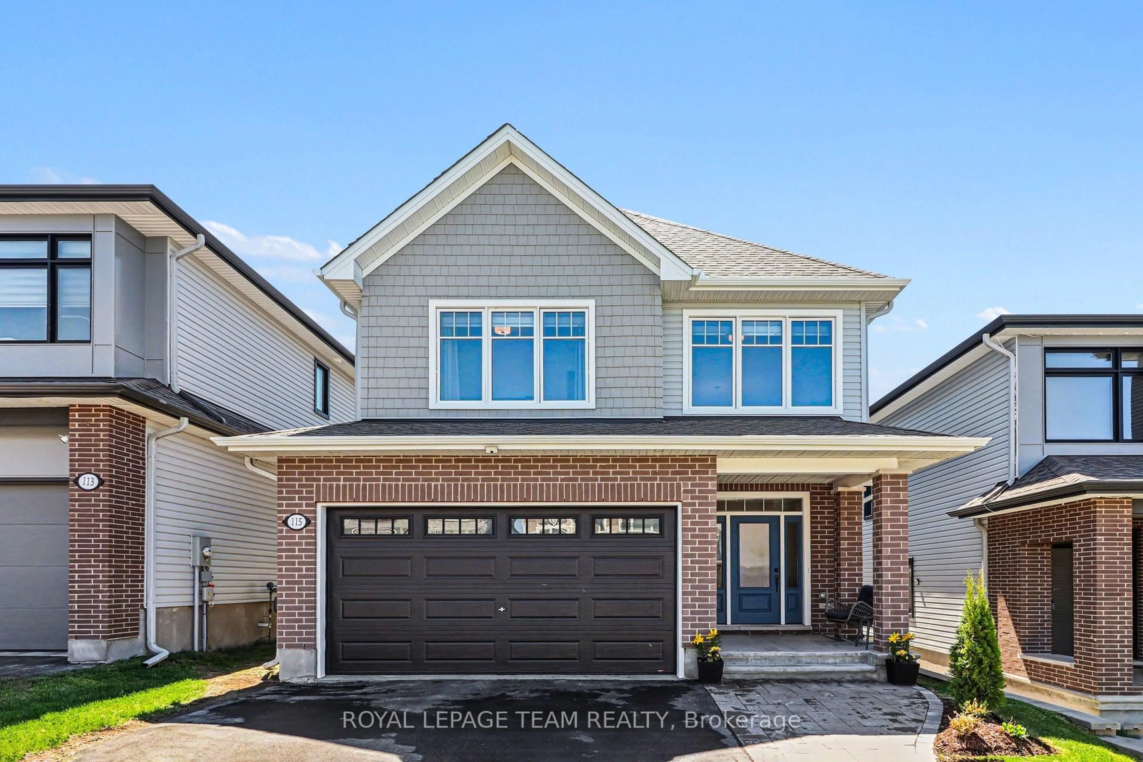 Home with brick exterior material, street for 115 Bonne Renommee Ave, Ottawa Ontario K4A 5J9