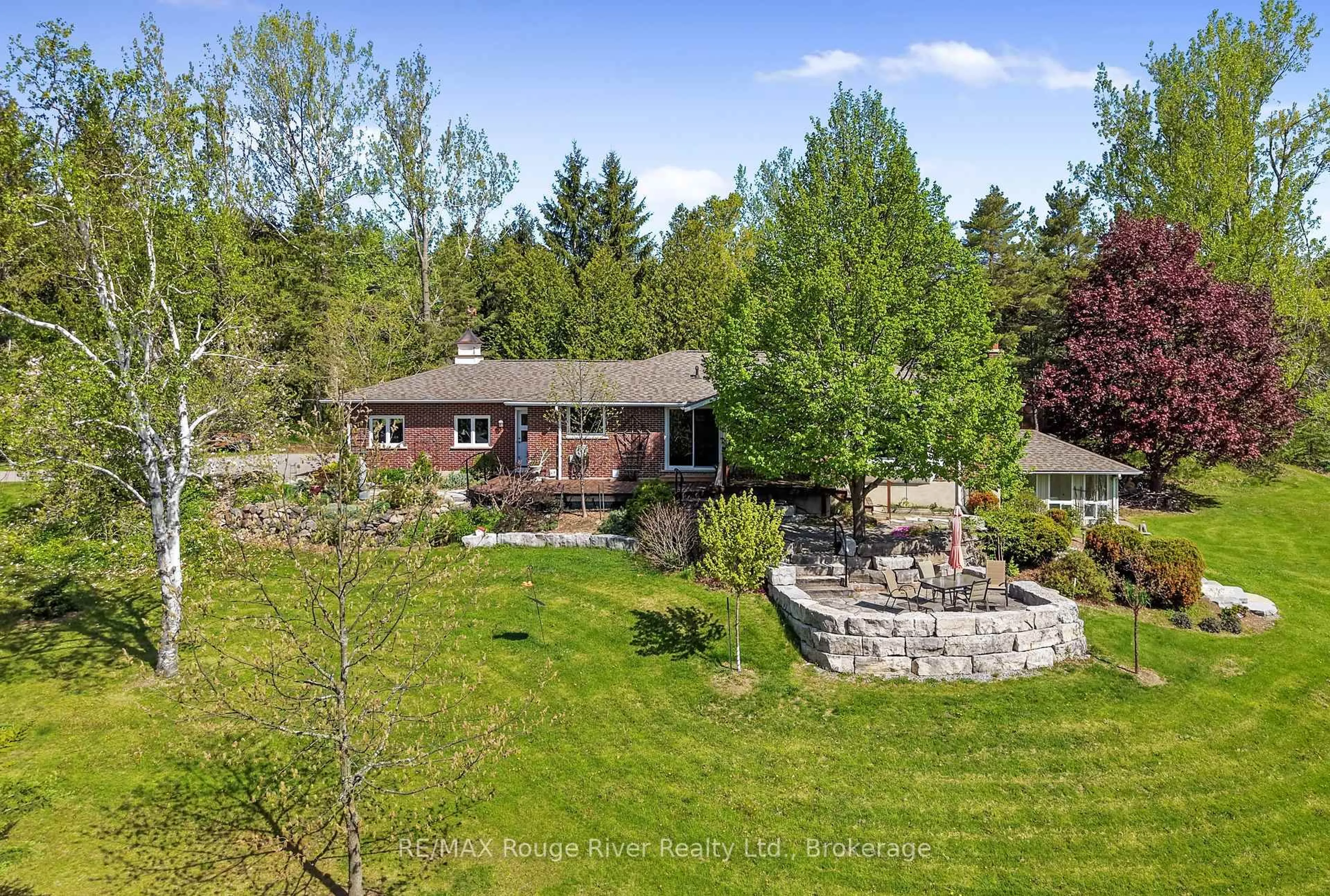 A pic from outside/outdoor area/front of a property/back of a property/a pic from drone, unknown for 3625 Alnwick Hill Rd, Hamilton Township Ontario K0K 1C0