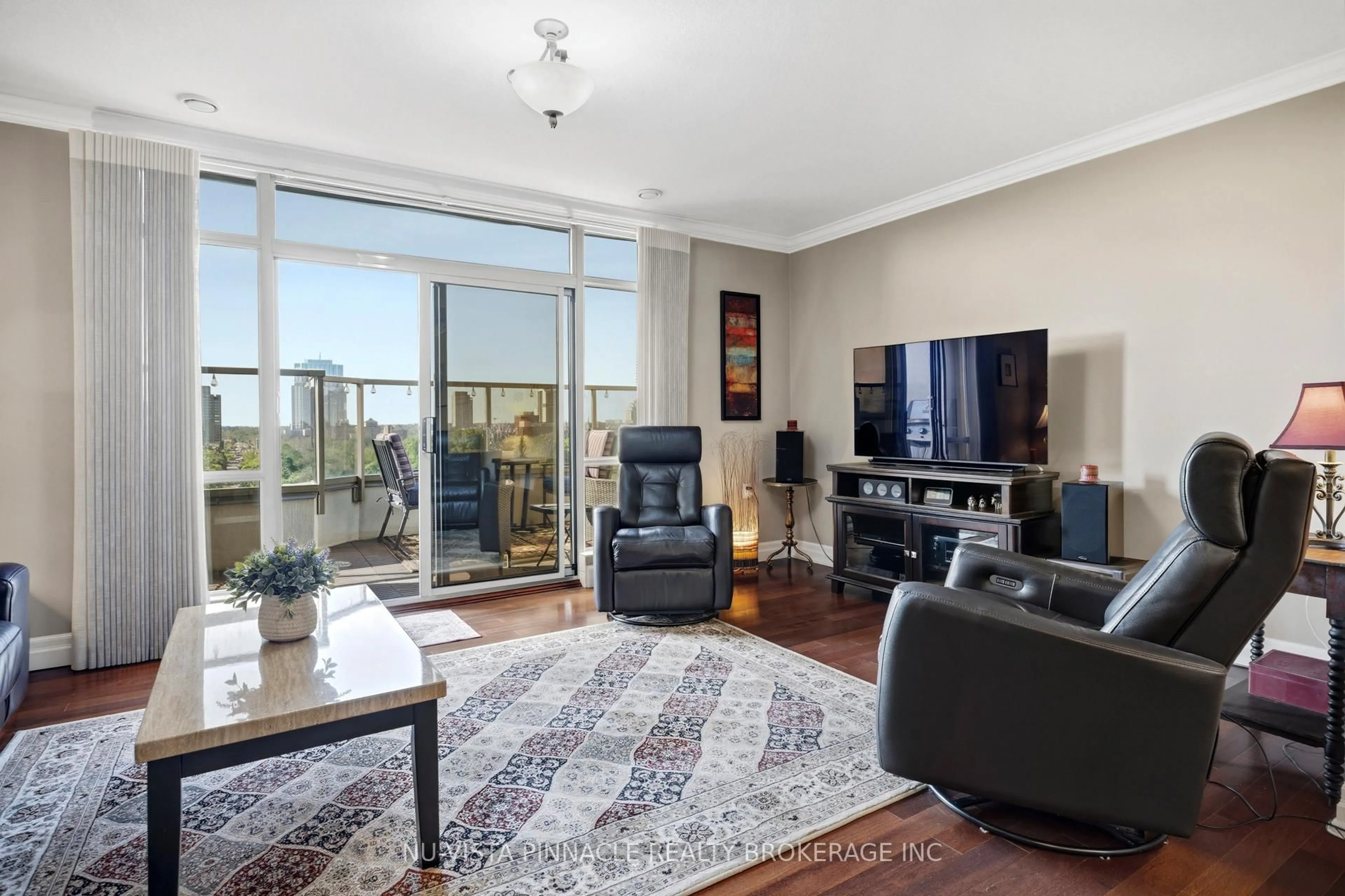 Living room with furniture, unknown for 250 Pall Mall St #1303, London East Ontario N6A 6K3