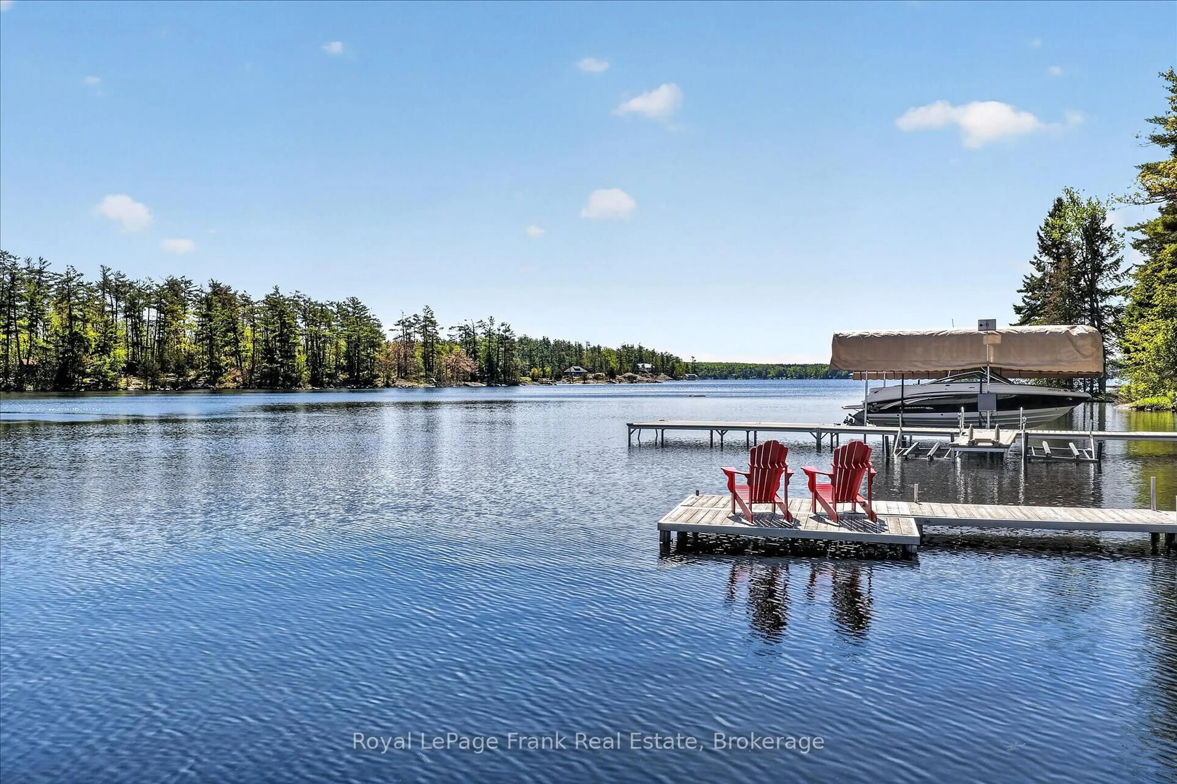 Patio, water/lake/river/ocean view for 2633 Fire Route 49A, Selwyn Ontario K0L 2H0