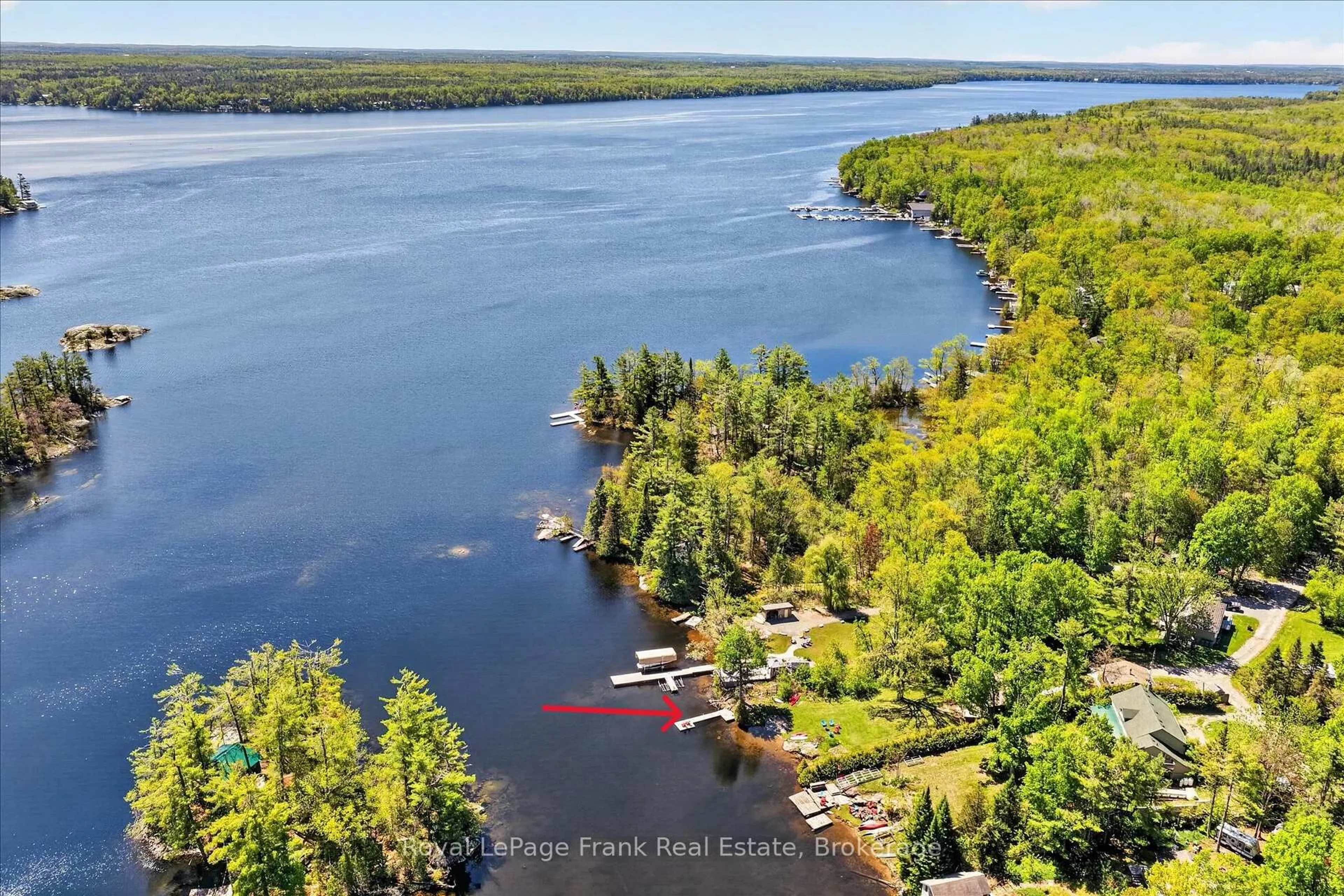 A pic from outside/outdoor area/front of a property/back of a property/a pic from drone, water/lake/river/ocean view for 2633 Fire Route 49A, Selwyn Ontario K0L 2H0