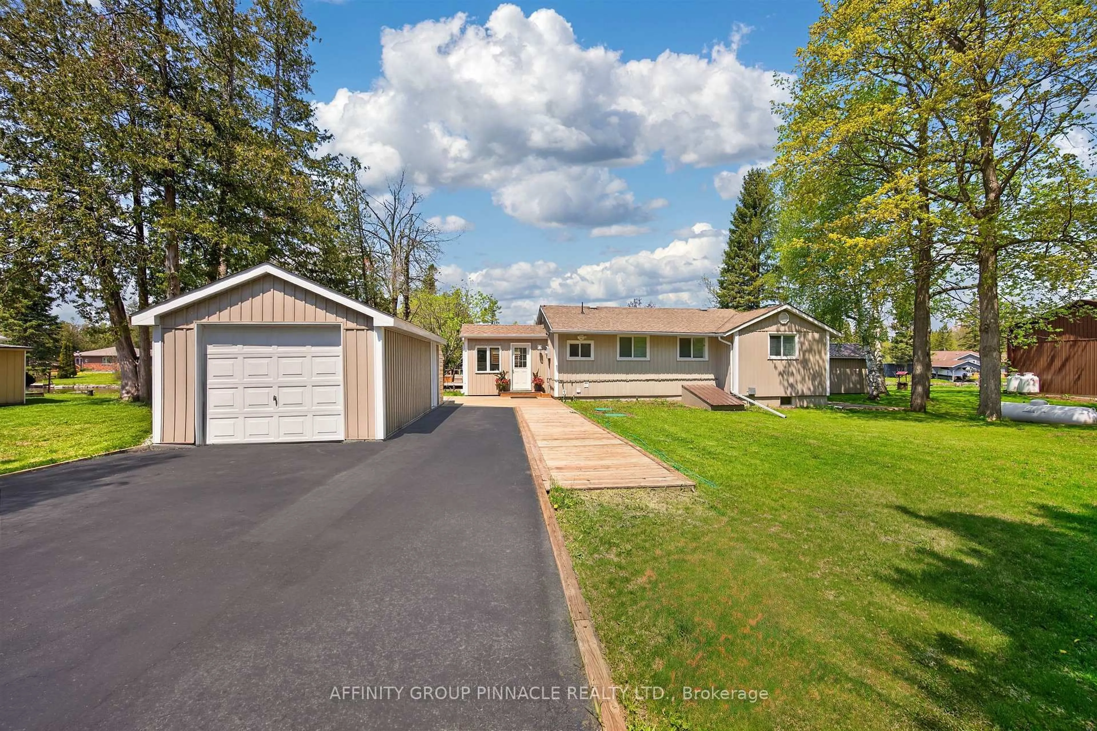 A pic from outside/outdoor area/front of a property/back of a property/a pic from drone, street for 47 South Bayou Rd, Kawartha Lakes Ontario K0M 1N0