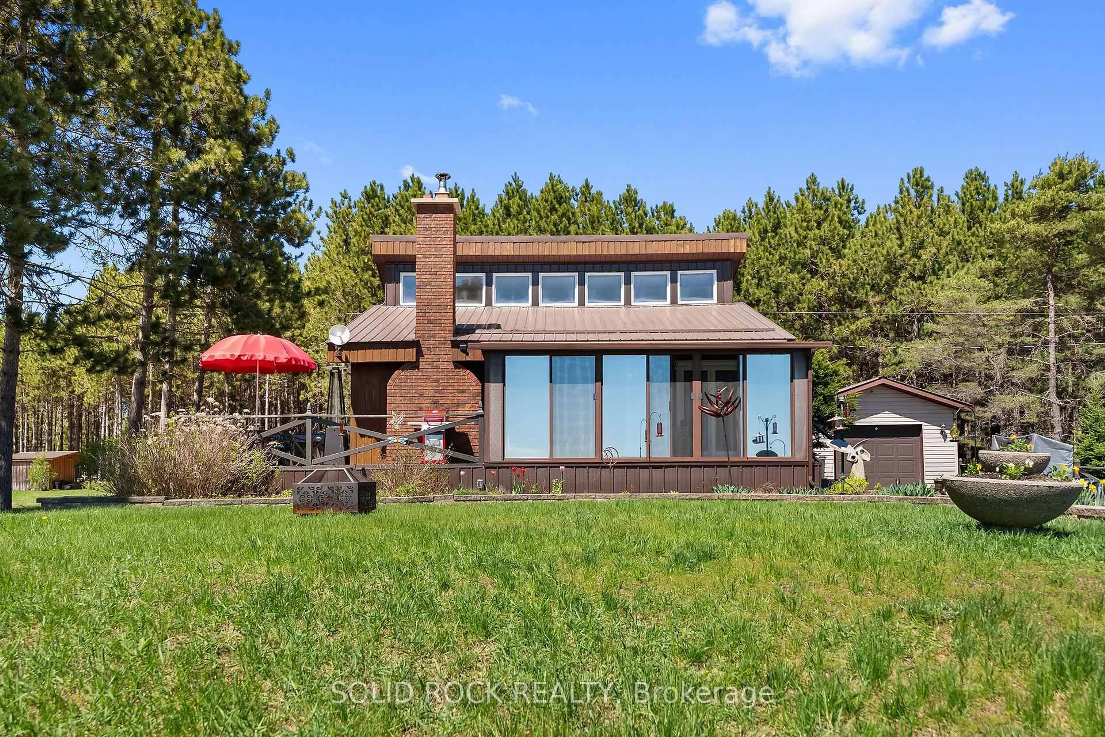 Home with brick exterior material, water/lake/river/ocean view for 1111 Lake Clear Rd, Eganville Ontario K0J 1T0