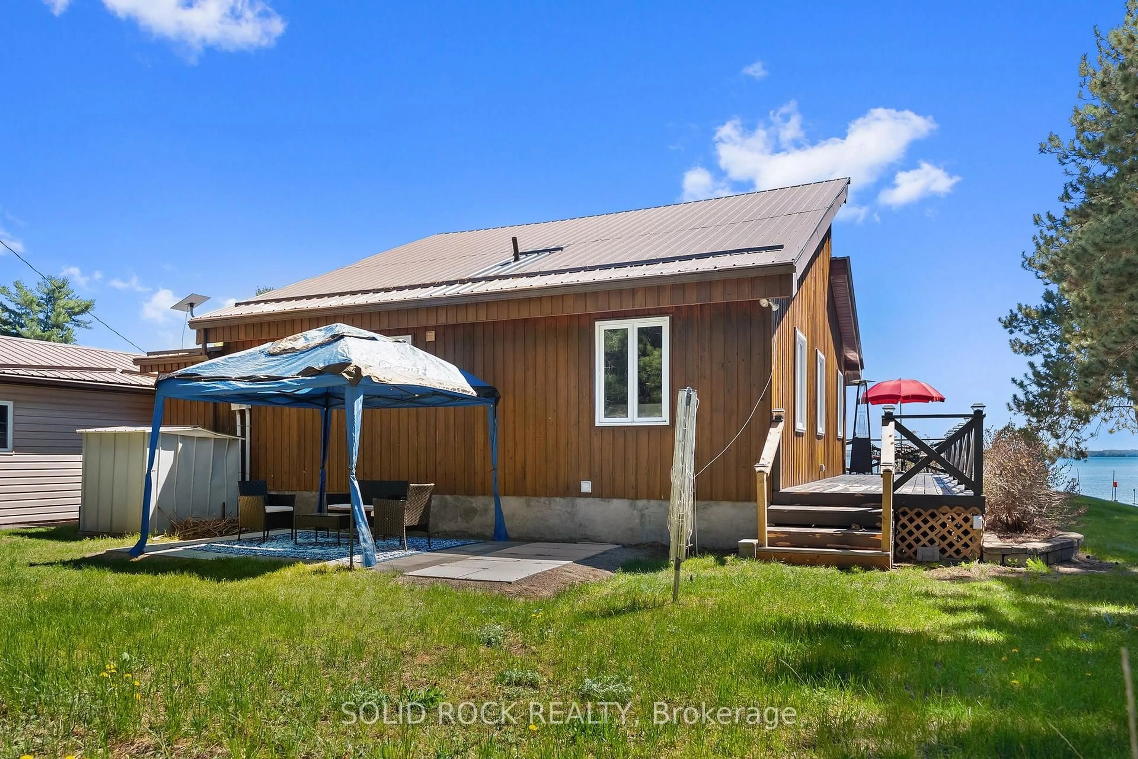 A pic from outside/outdoor area/front of a property/back of a property/a pic from drone, street for 1111 Lake Clear Rd, Eganville Ontario K0J 1T0