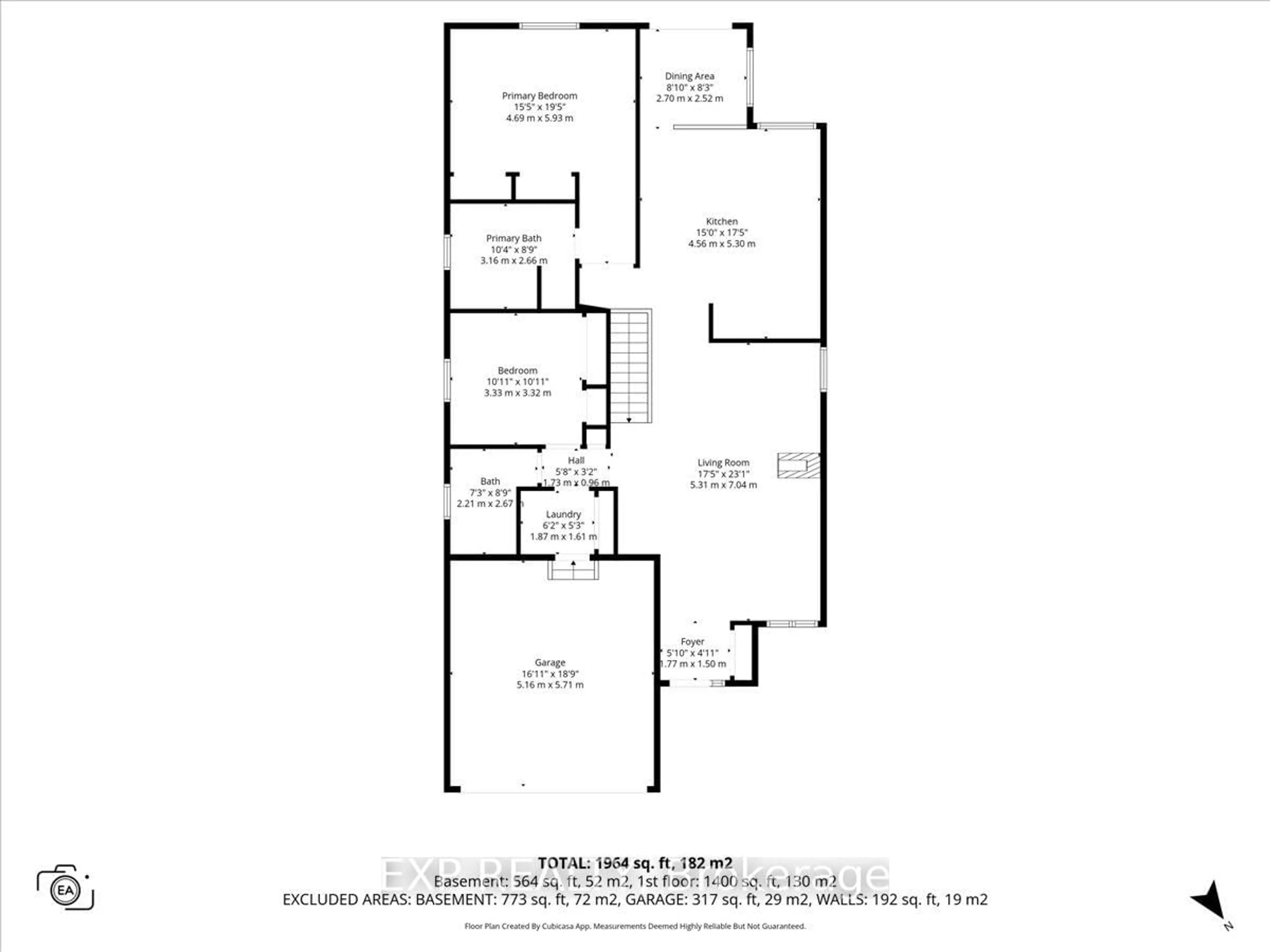 Floor plan for 4063 Canyon Walk Dr, Gloucester Ontario K1V 1W2