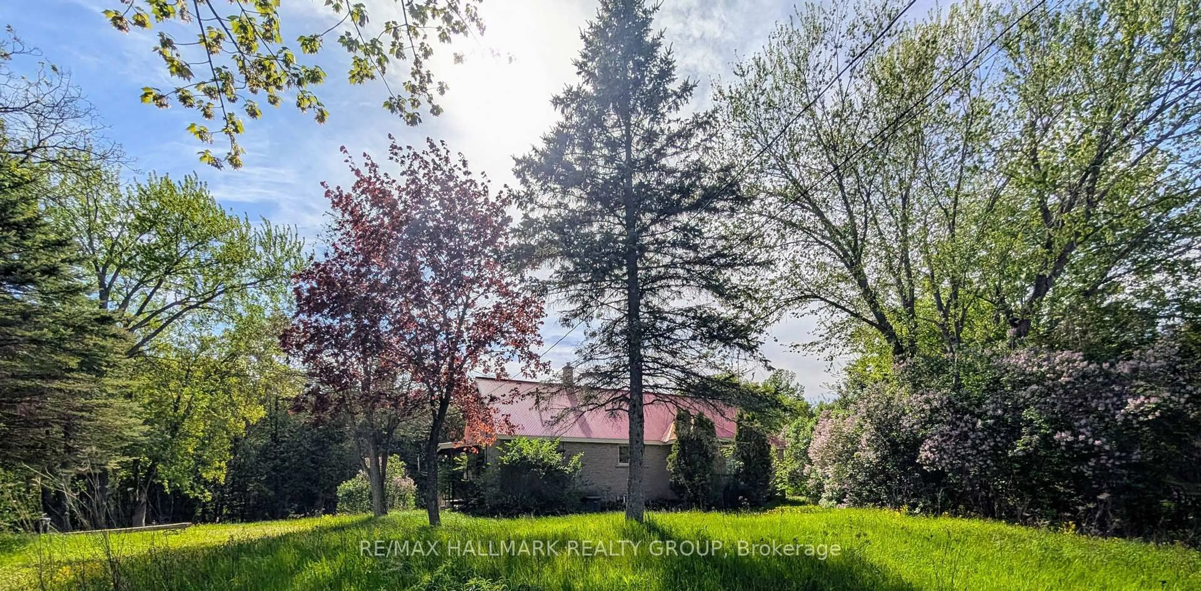 A pic from outside/outdoor area/front of a property/back of a property/a pic from drone, forest/trees view for 1636 Stagecoach Rd, Greely Ontario K4P 1M1