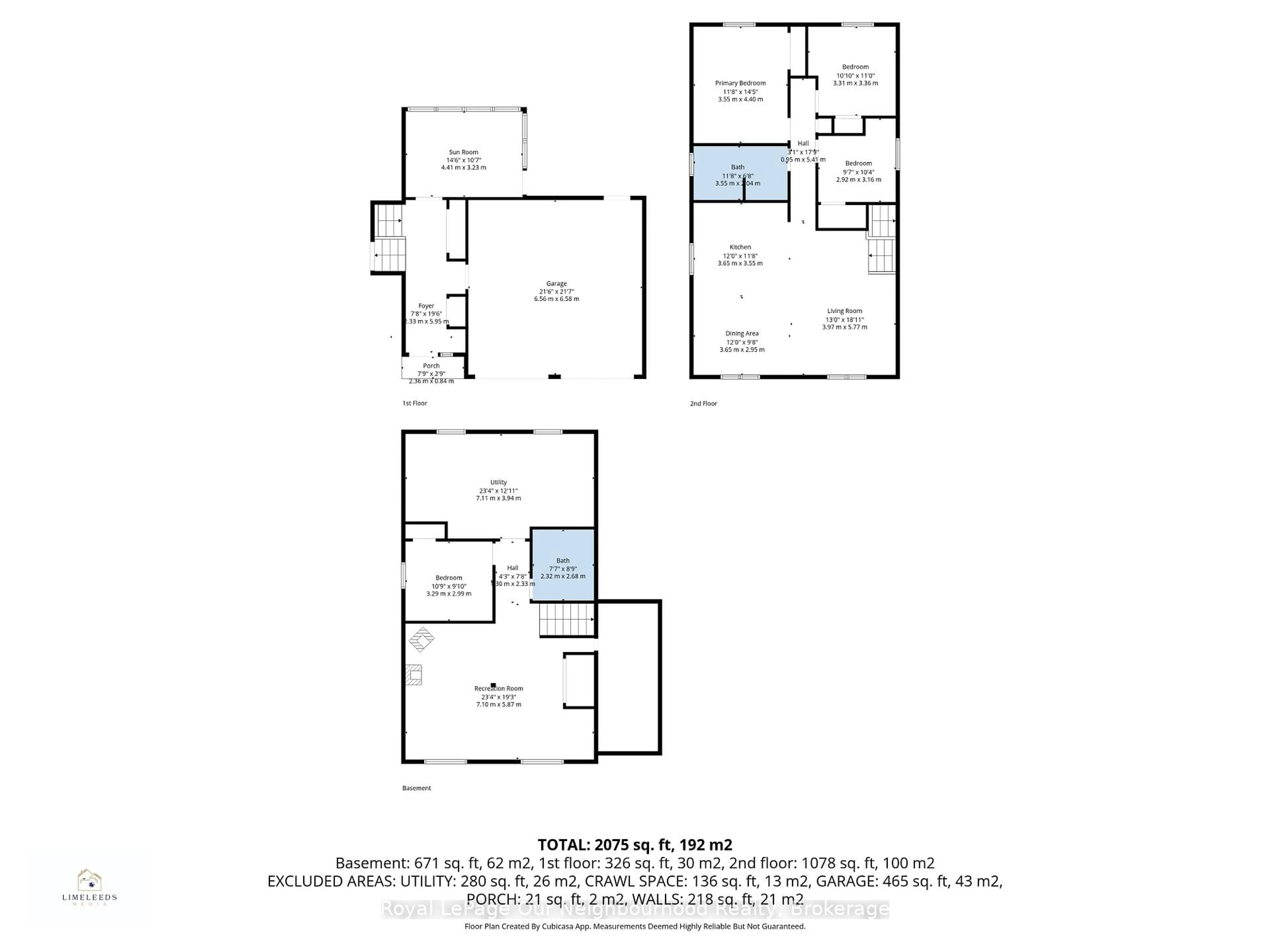 Floor plan for 23 Flying Club Rd, Hastings Ontario K0K 2C0