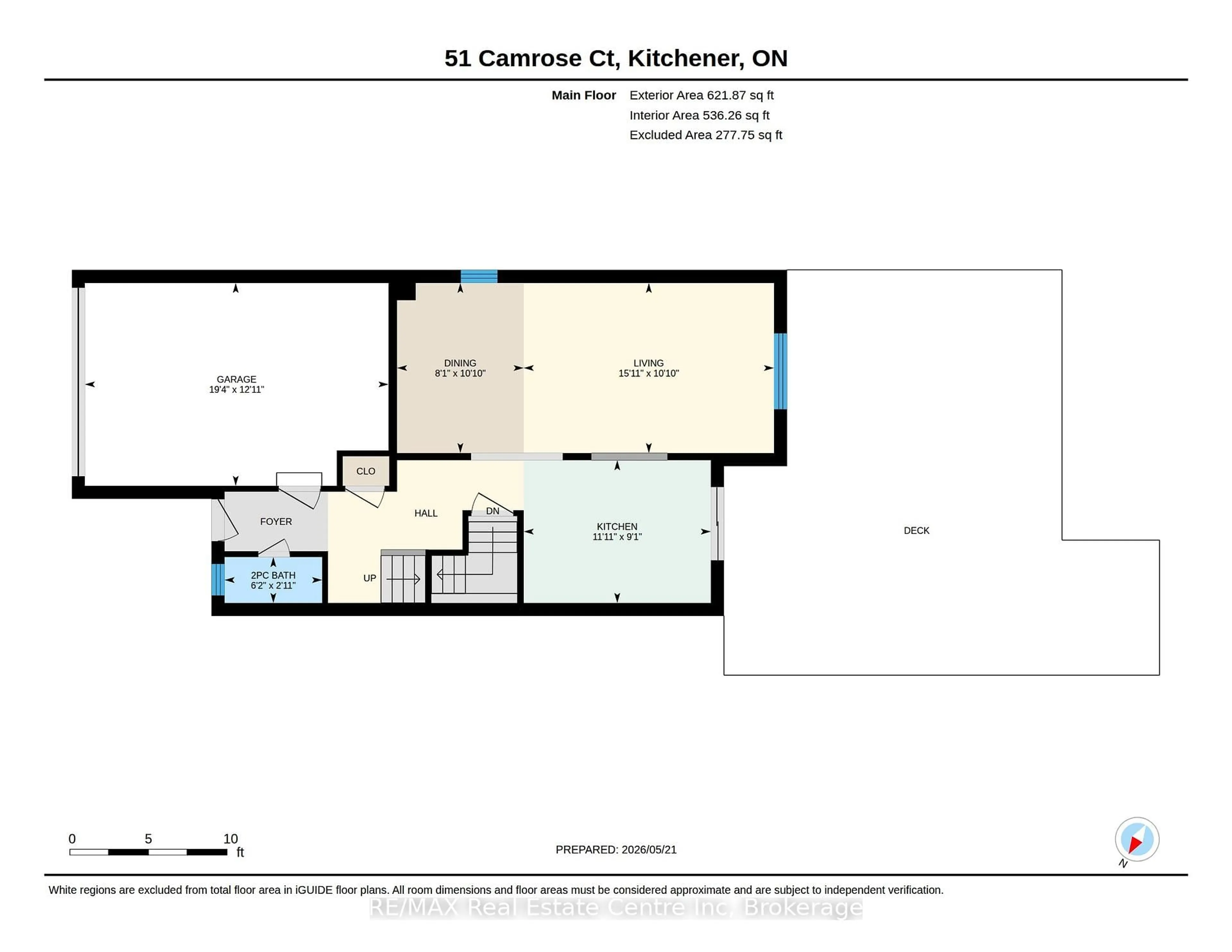 Floor plan for 51 Camrose Crt, Kitchener Ontario N2M 5J4