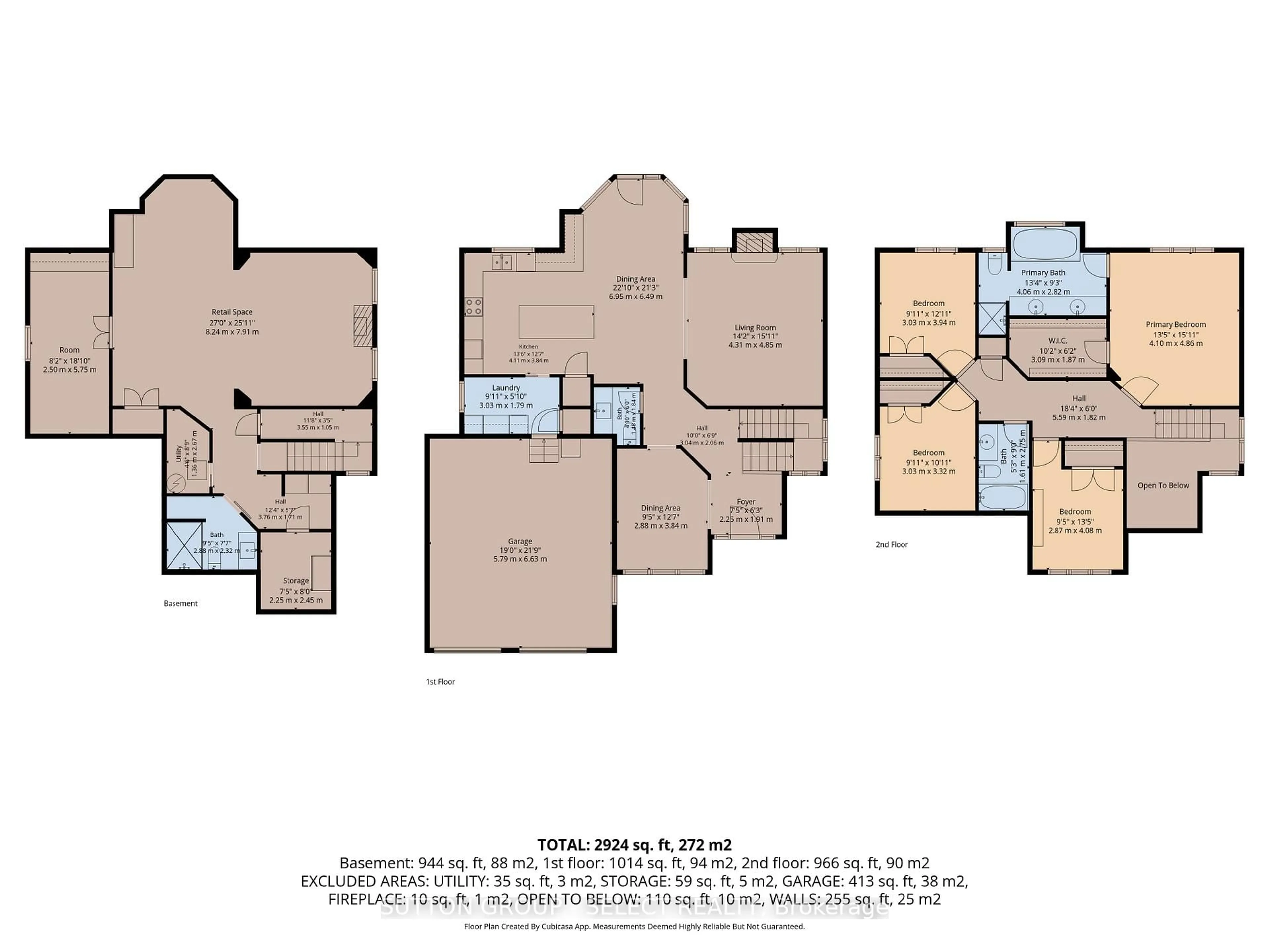 Floor plan for 290 Chambers Crt, London North Ontario N5X 4H5
