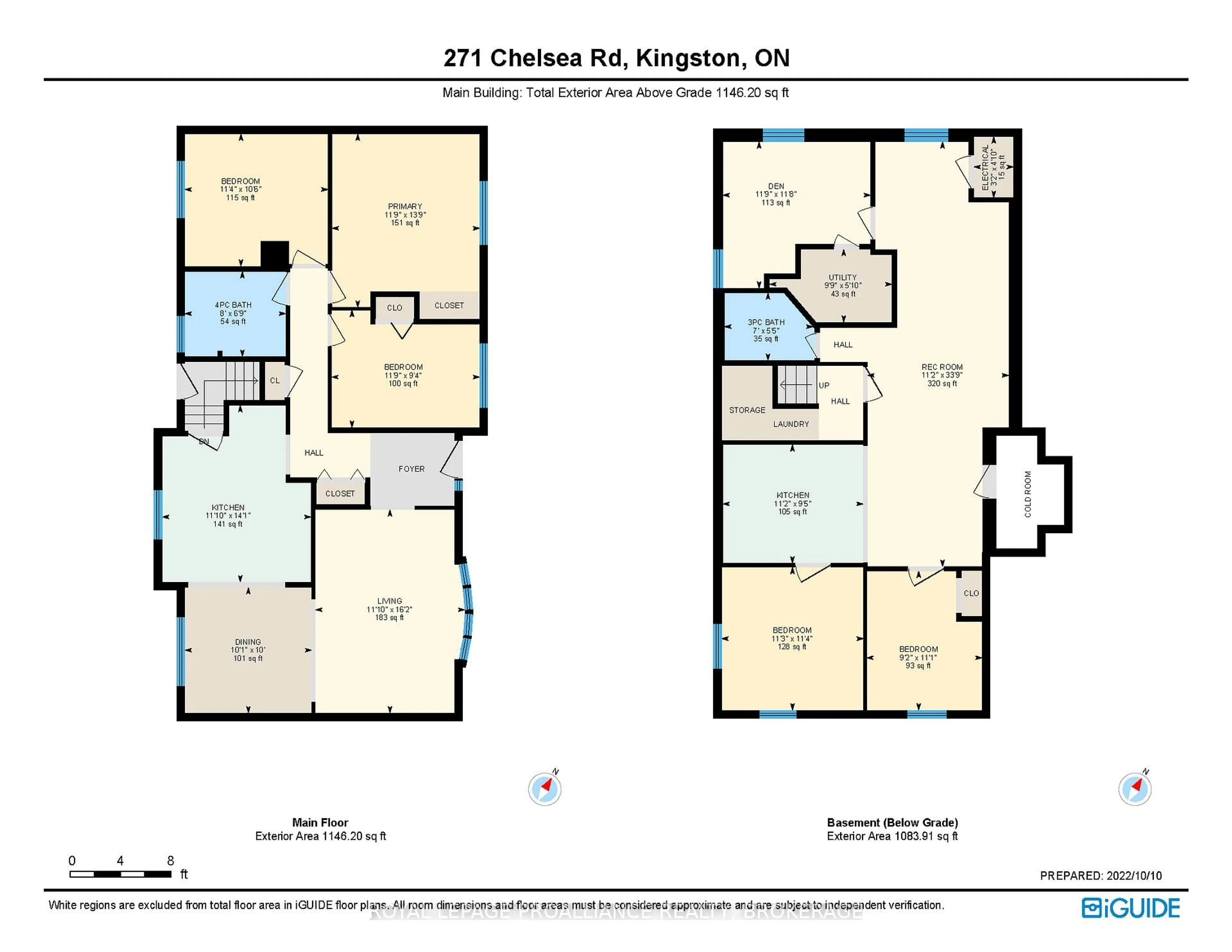 Floor plan for 271 Chelsea Rd, Kingston Ontario K7M 3Z3