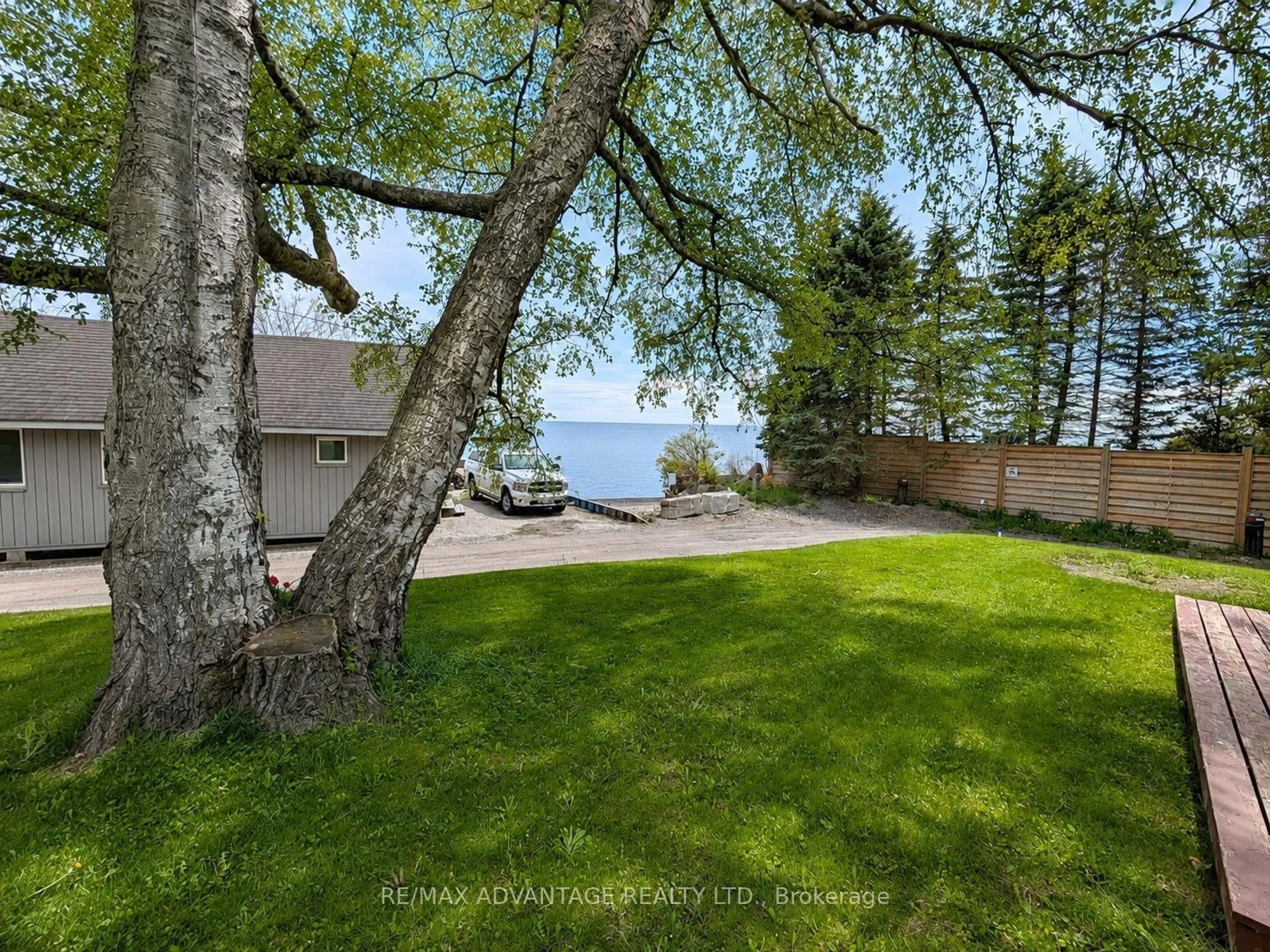 A pic from outside/outdoor area/front of a property/back of a property/a pic from drone, water/lake/river/ocean view for 49205 Blair Dr, Malahide Ontario N5H 2R2