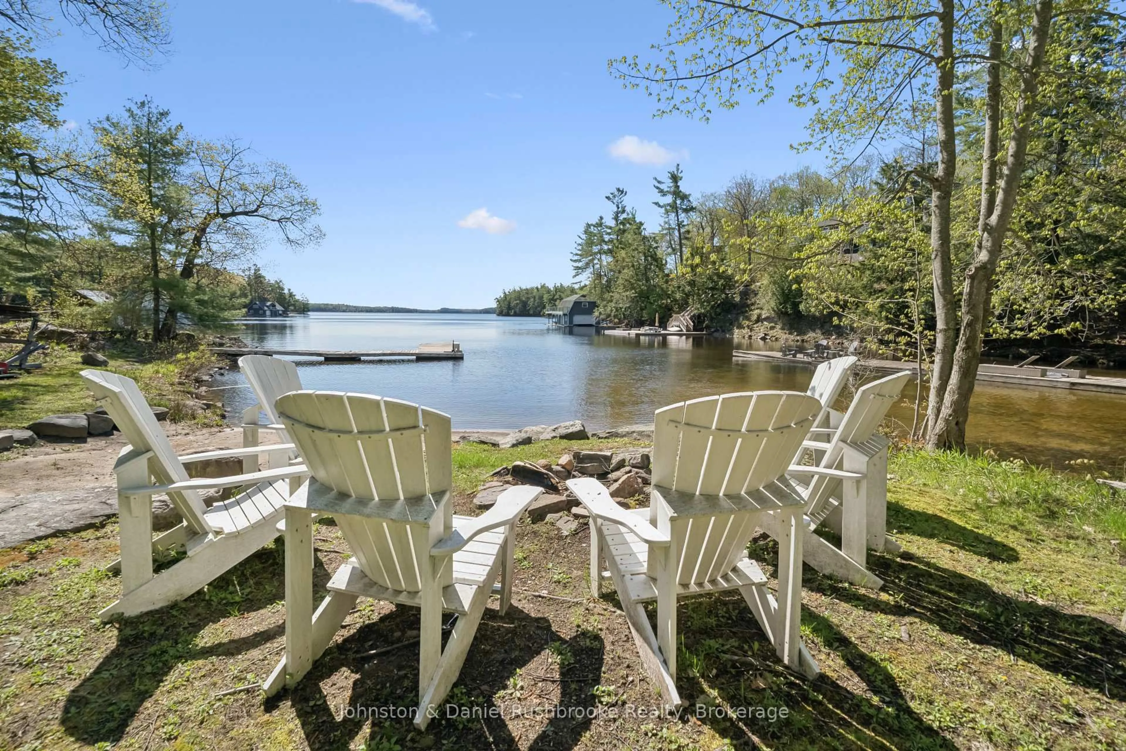 Patio, water/lake/river/ocean view for 1911 Mortimers Point Rd, Muskoka Lakes Ontario P0B 1J0