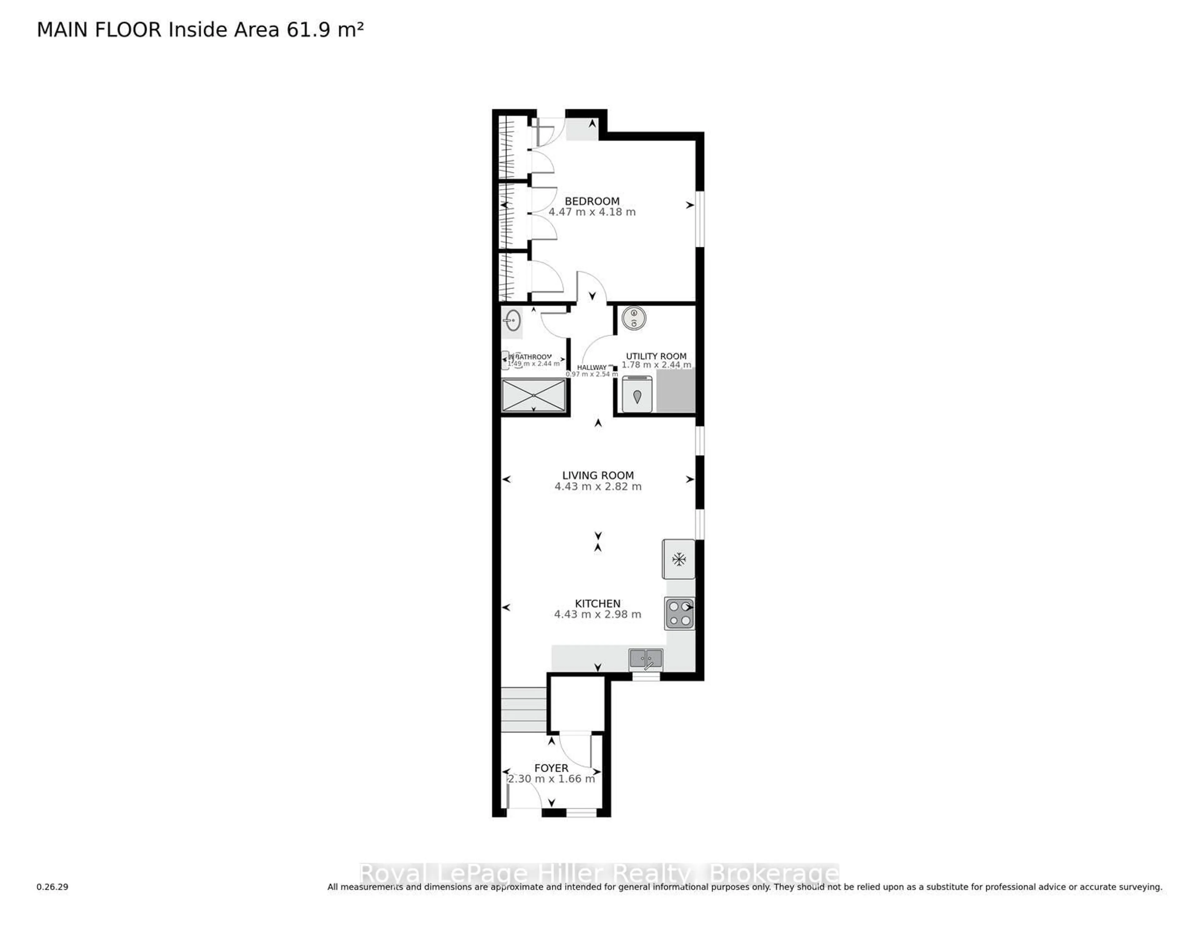 Floor plan for 931 Glasgow St ##3A, Kitchener Ontario N2N 0B6