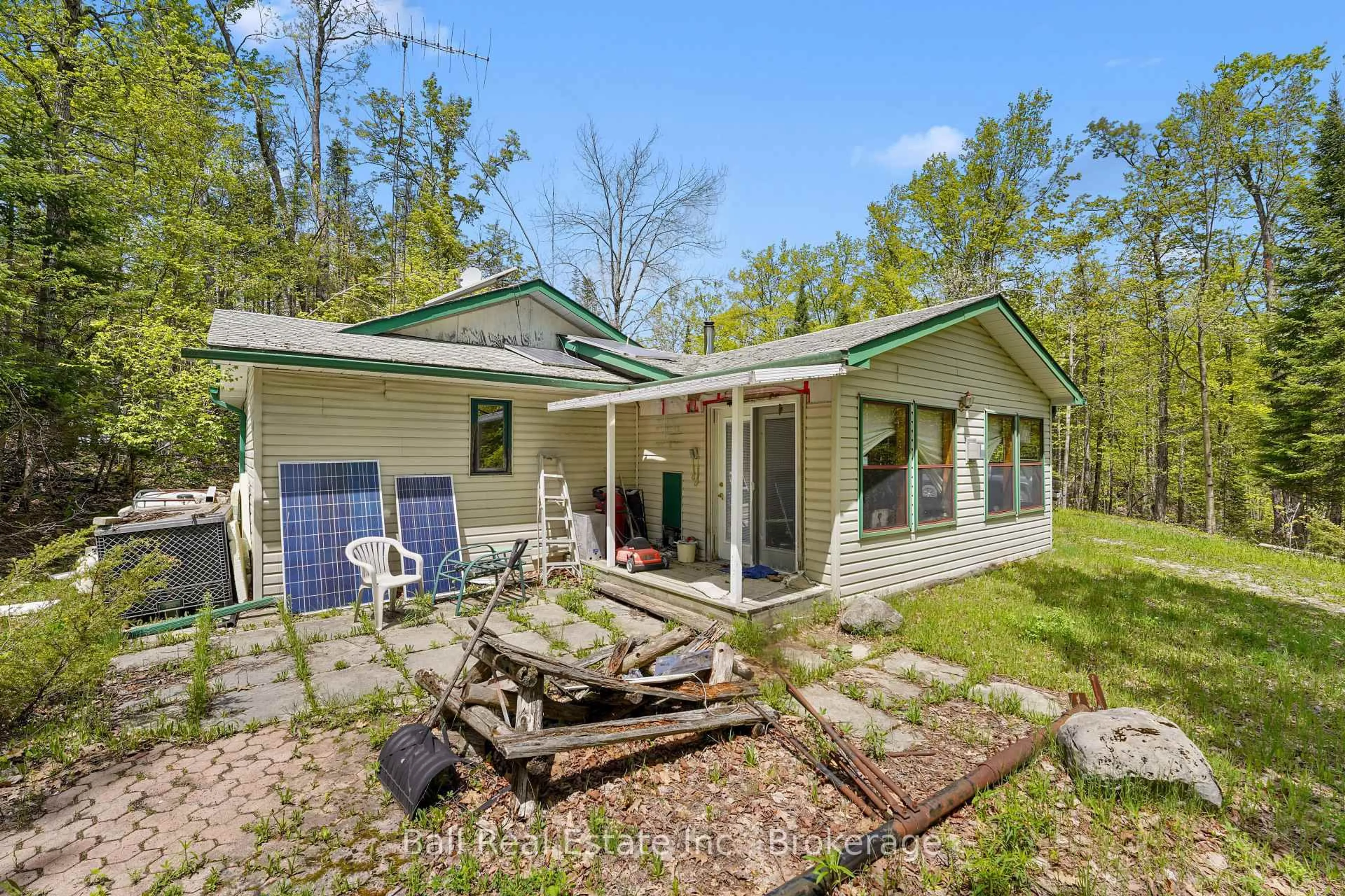Patio, water/lake/river/ocean view for 174 Moon Line Rd, Trent Lakes Ontario K0M 1A0