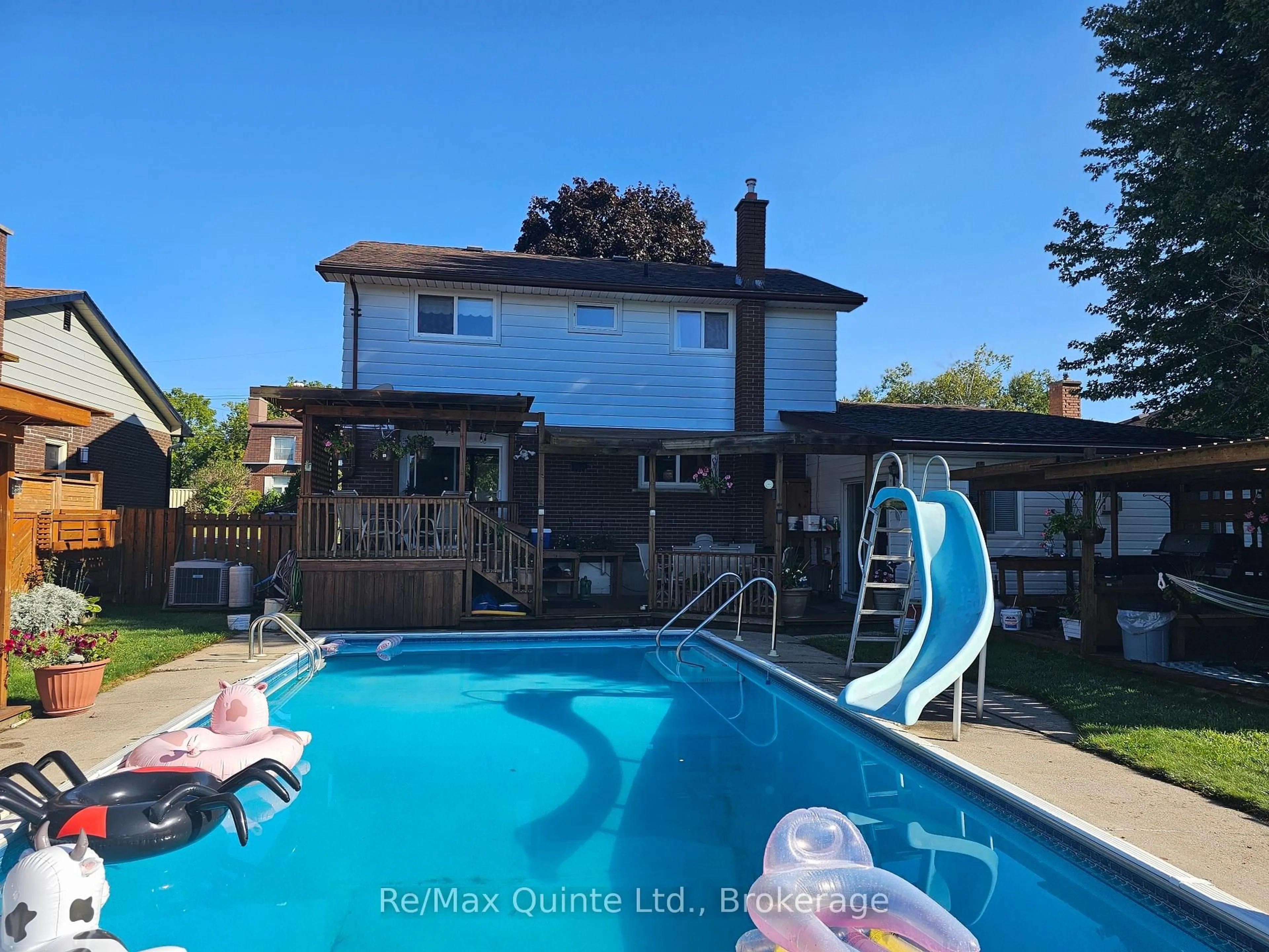 A pic from outside/outdoor area/front of a property/back of a property/a pic from drone, water/lake/river/ocean view for 12 Philip St, Prince Edward County Ontario K0K 2T0