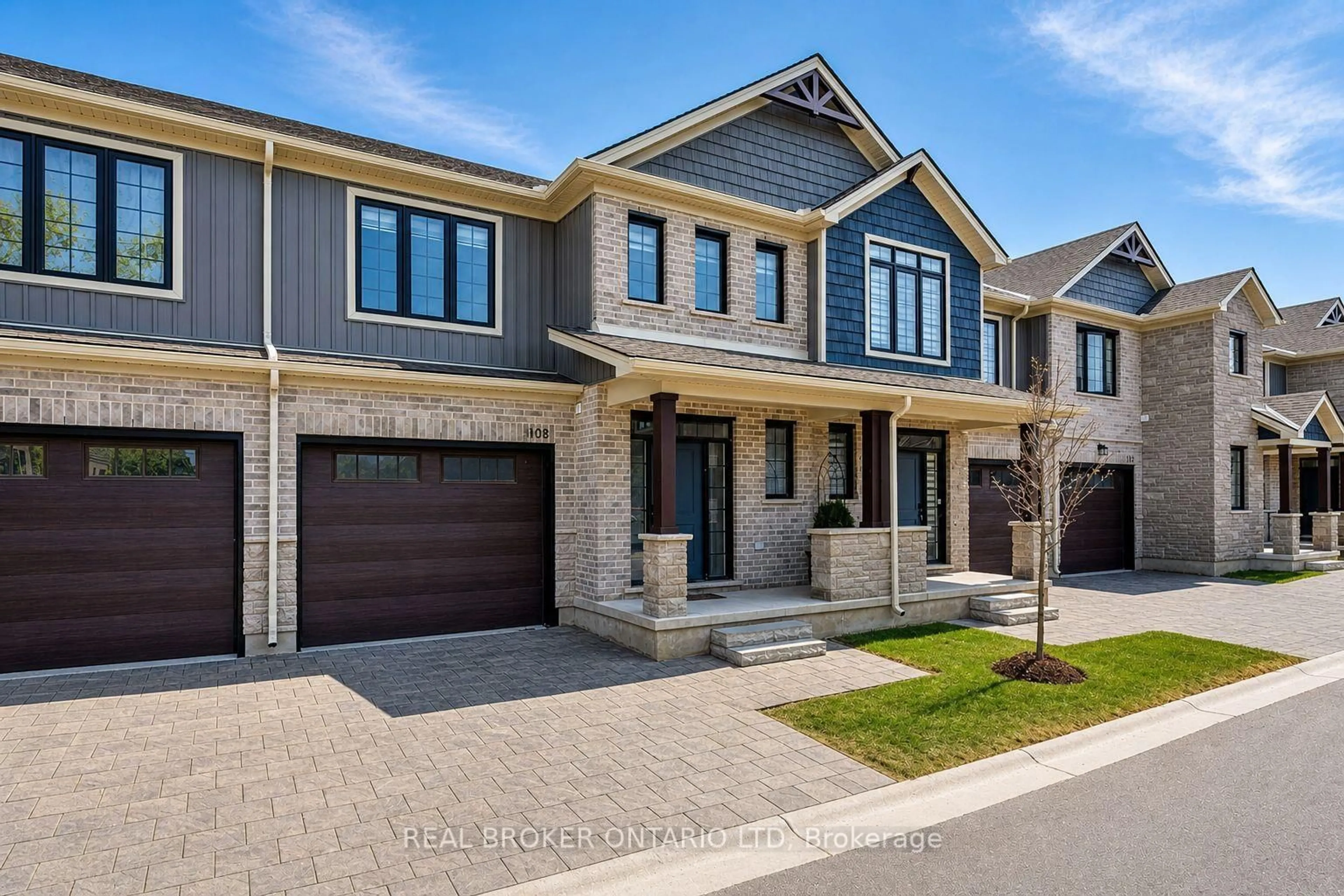 Home with brick exterior material, street for 93 Stonefield Lane #106, Middlesex Centre Ontario N0M 2A0