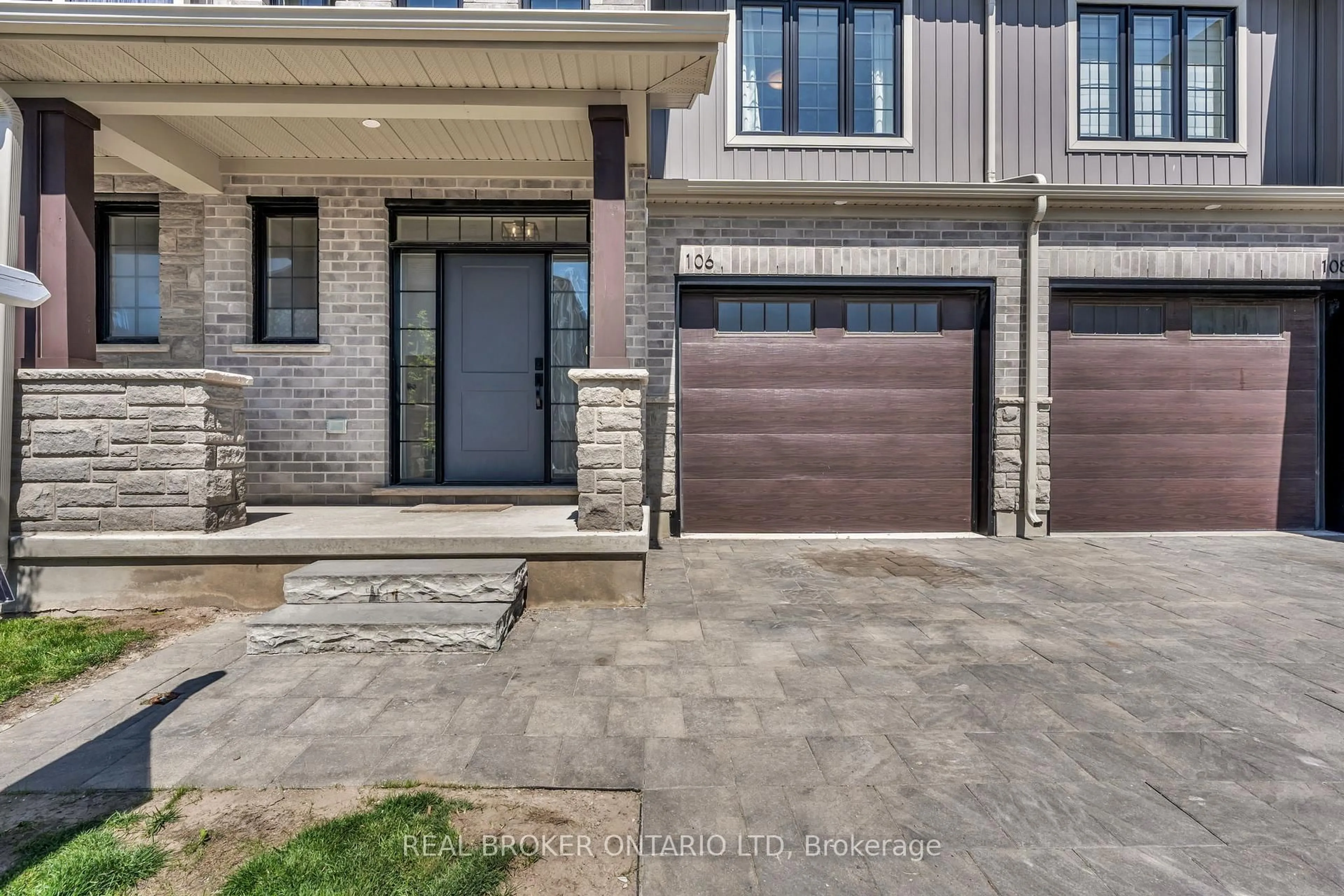 Home with brick exterior material, street for 93 Stonefield Lane #106, Middlesex Centre Ontario N0M 2A0