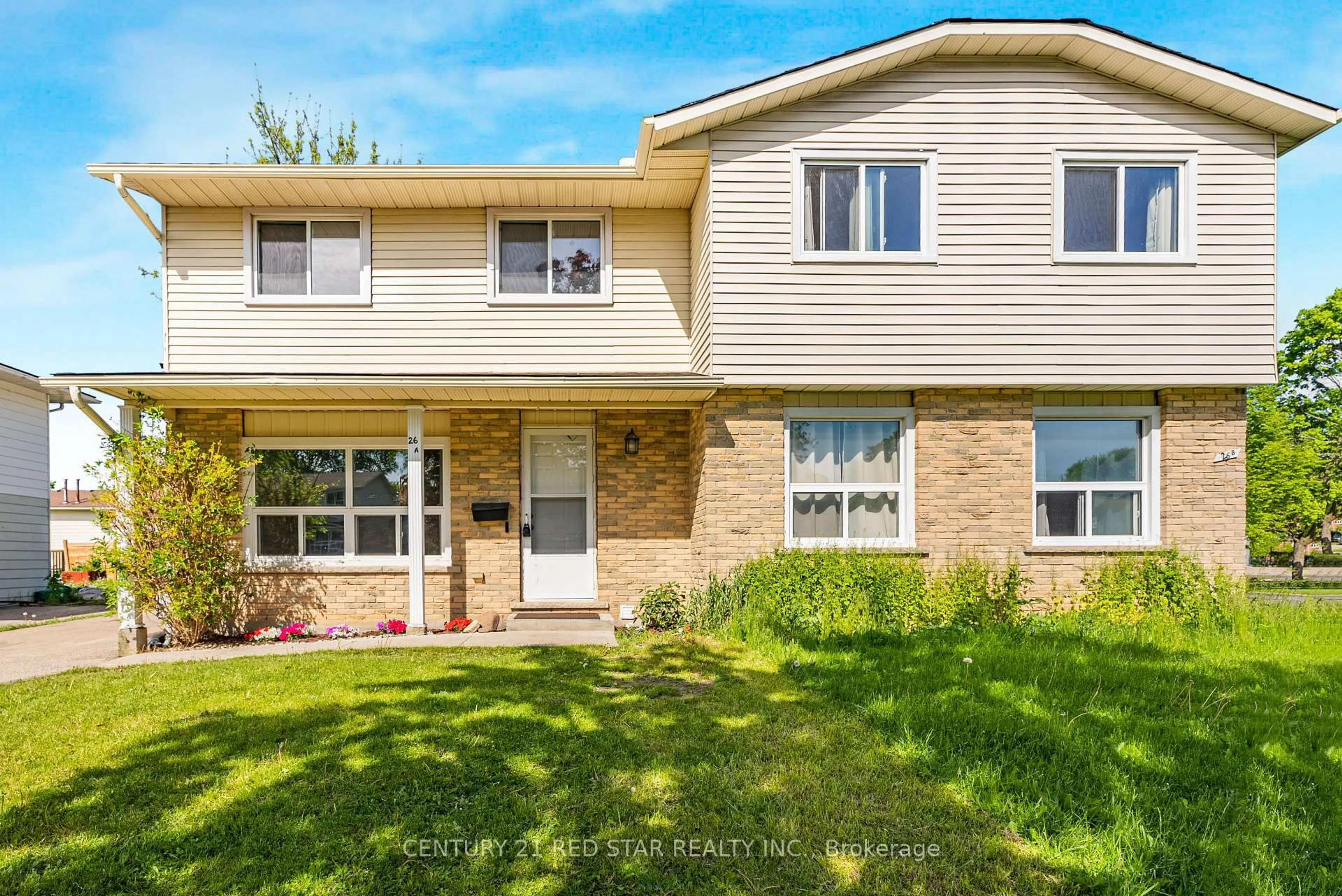 Home with brick exterior material, street for 26A Helene Cres, Waterloo Ontario N2L 5E5