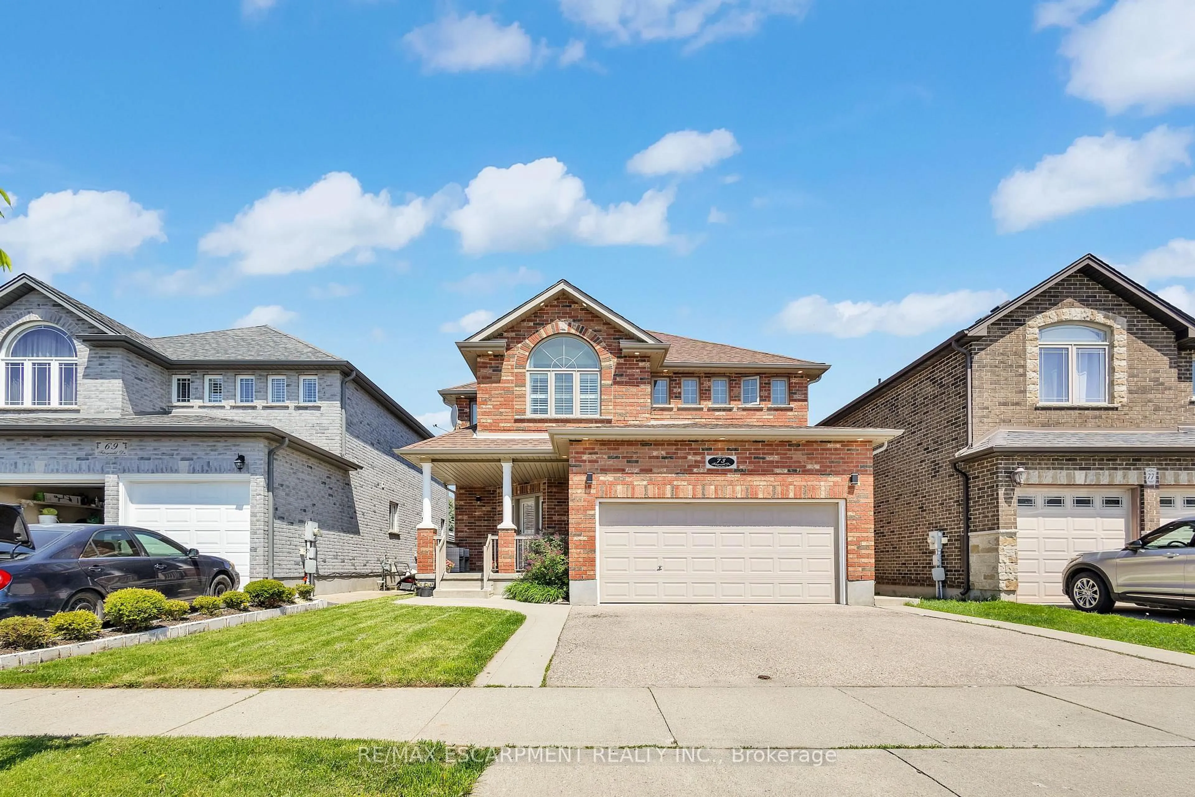 Home with brick exterior material, street for 73 Fitzgerald Dr, Cambridge Ontario N1T 2C6
