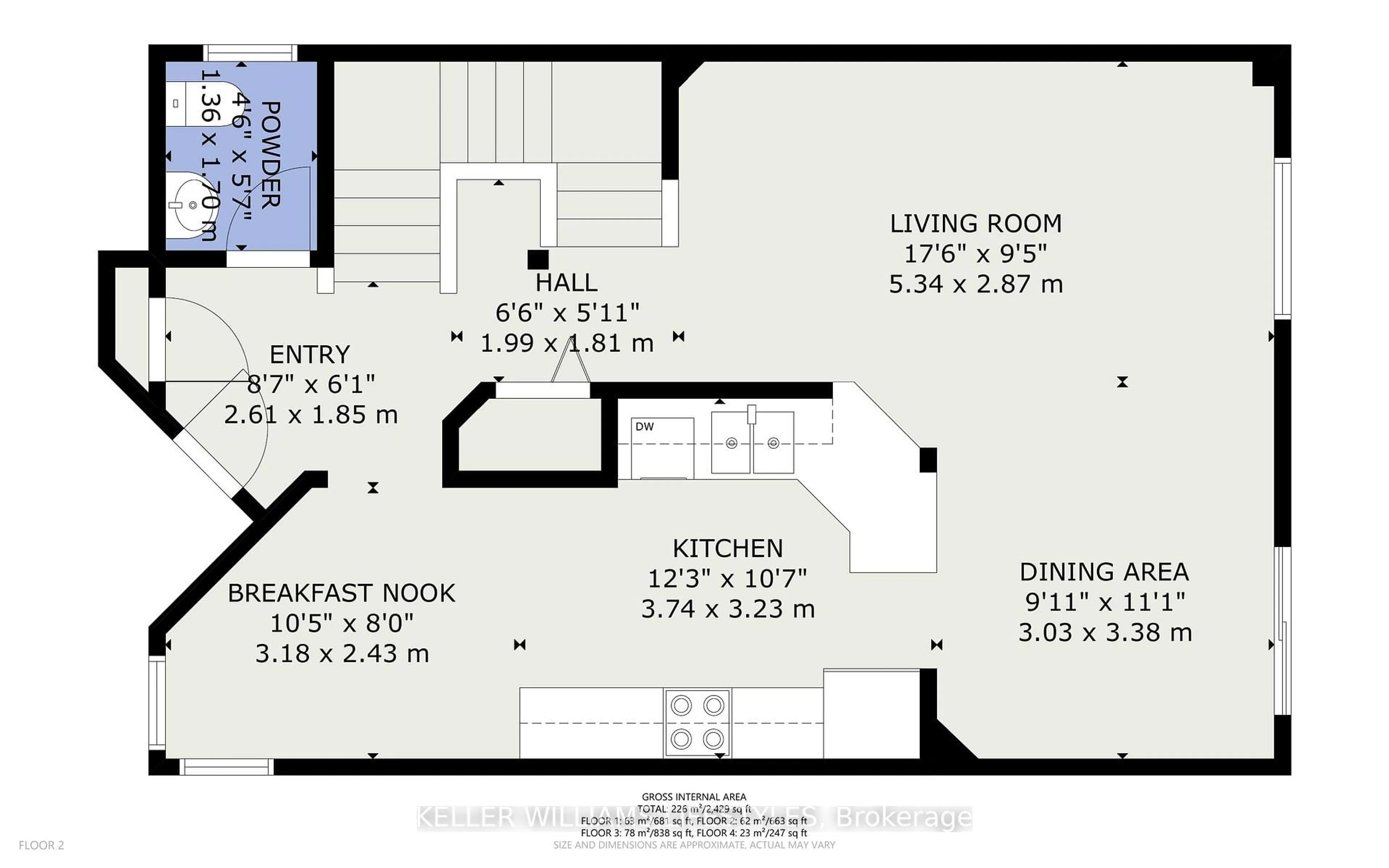 Floor plan for 858 Sandcherry St, London North Ontario N6H 5V1