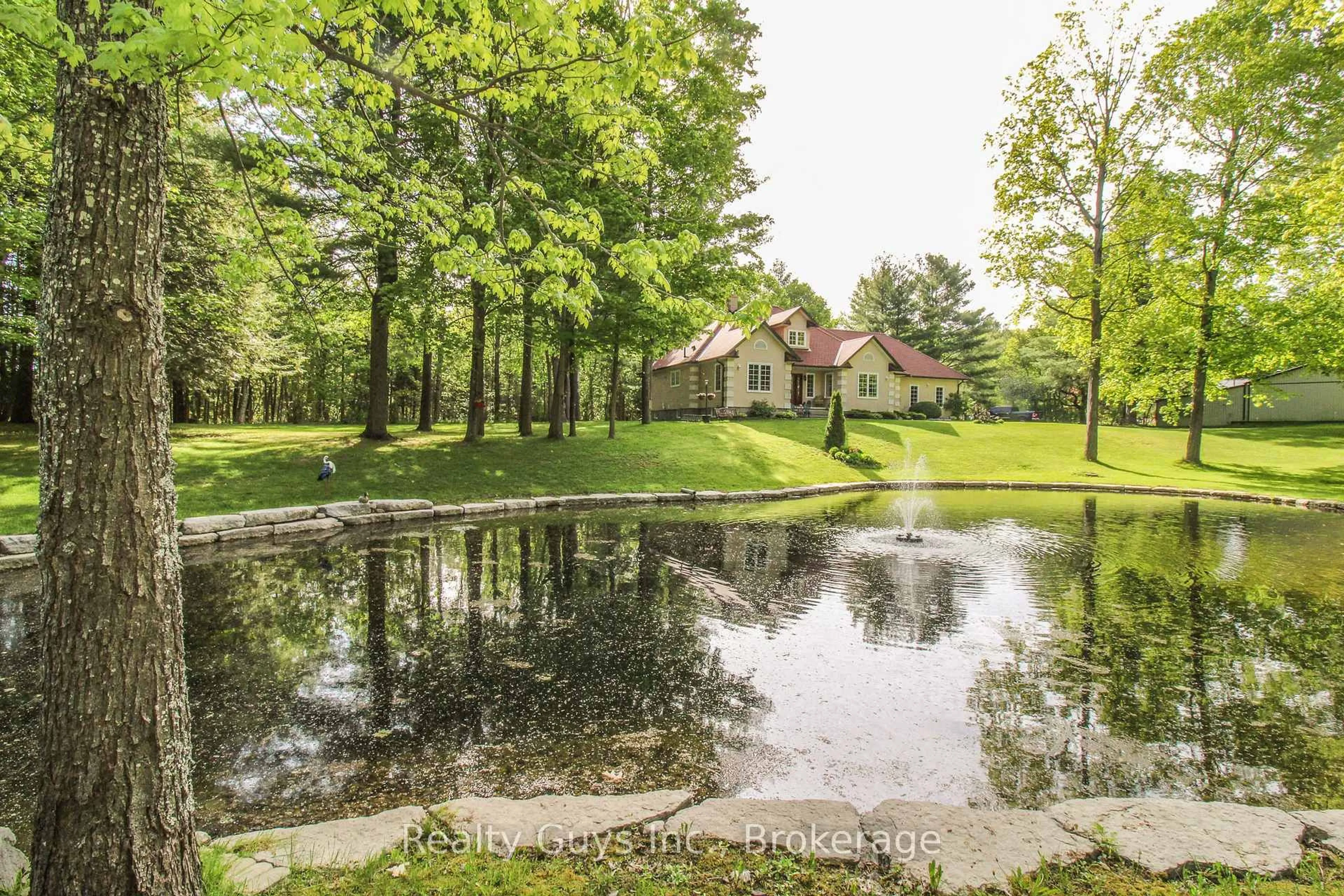 A pic from outside/outdoor area/front of a property/back of a property/a pic from drone, water/lake/river/ocean view for 1141 Tapley 1/4 Line, Cavan Monaghan Ontario K0L 1V0