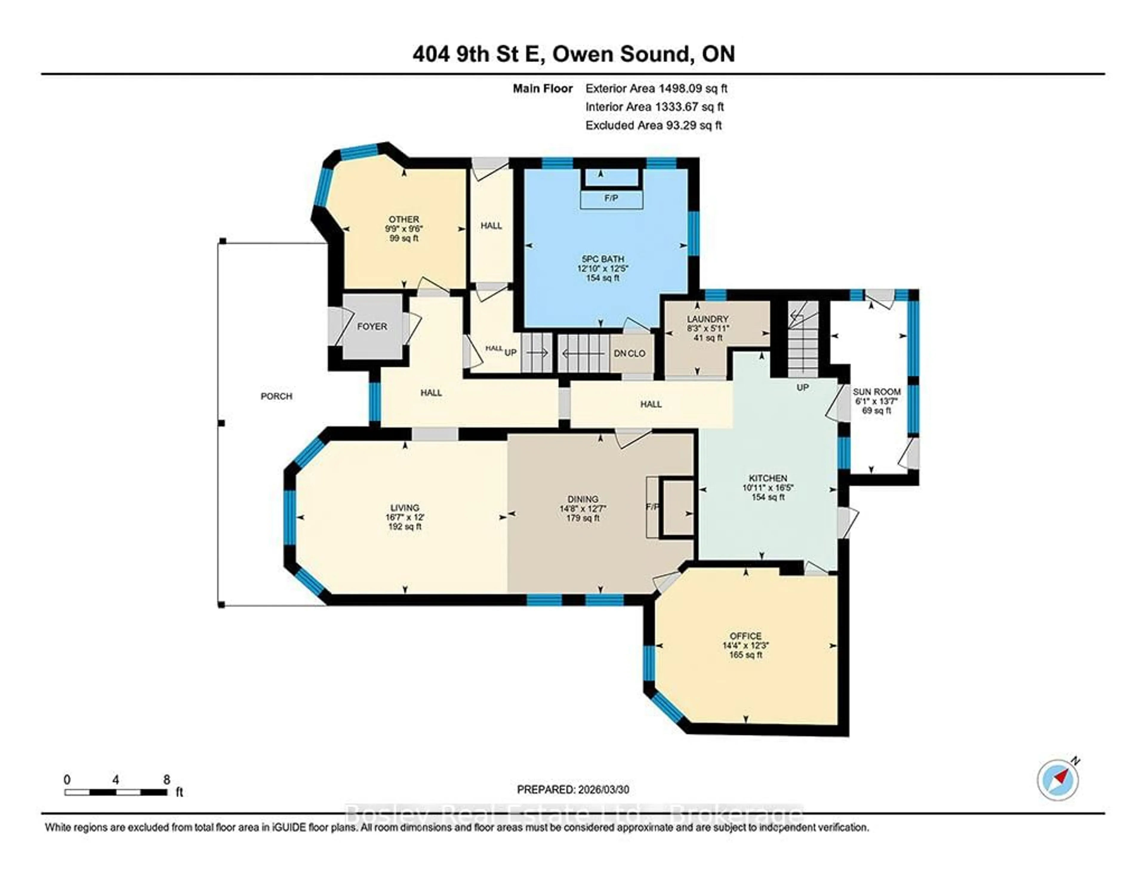 Floor plan for 404 9th St, Owen Sound Ontario N4K 1P3