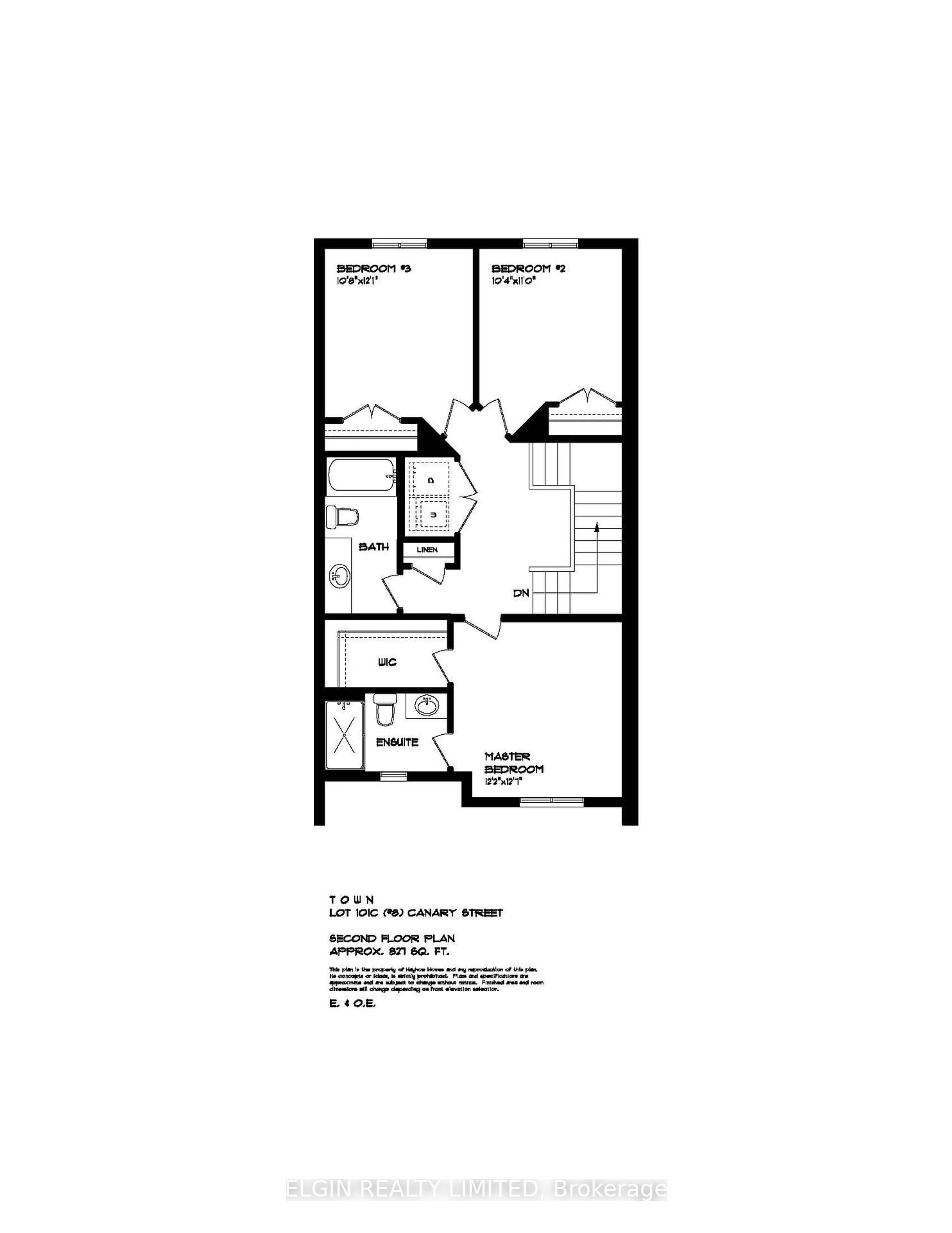 Floor plan for 8 Canary St, Tillsonburg Ontario N4G 0K4