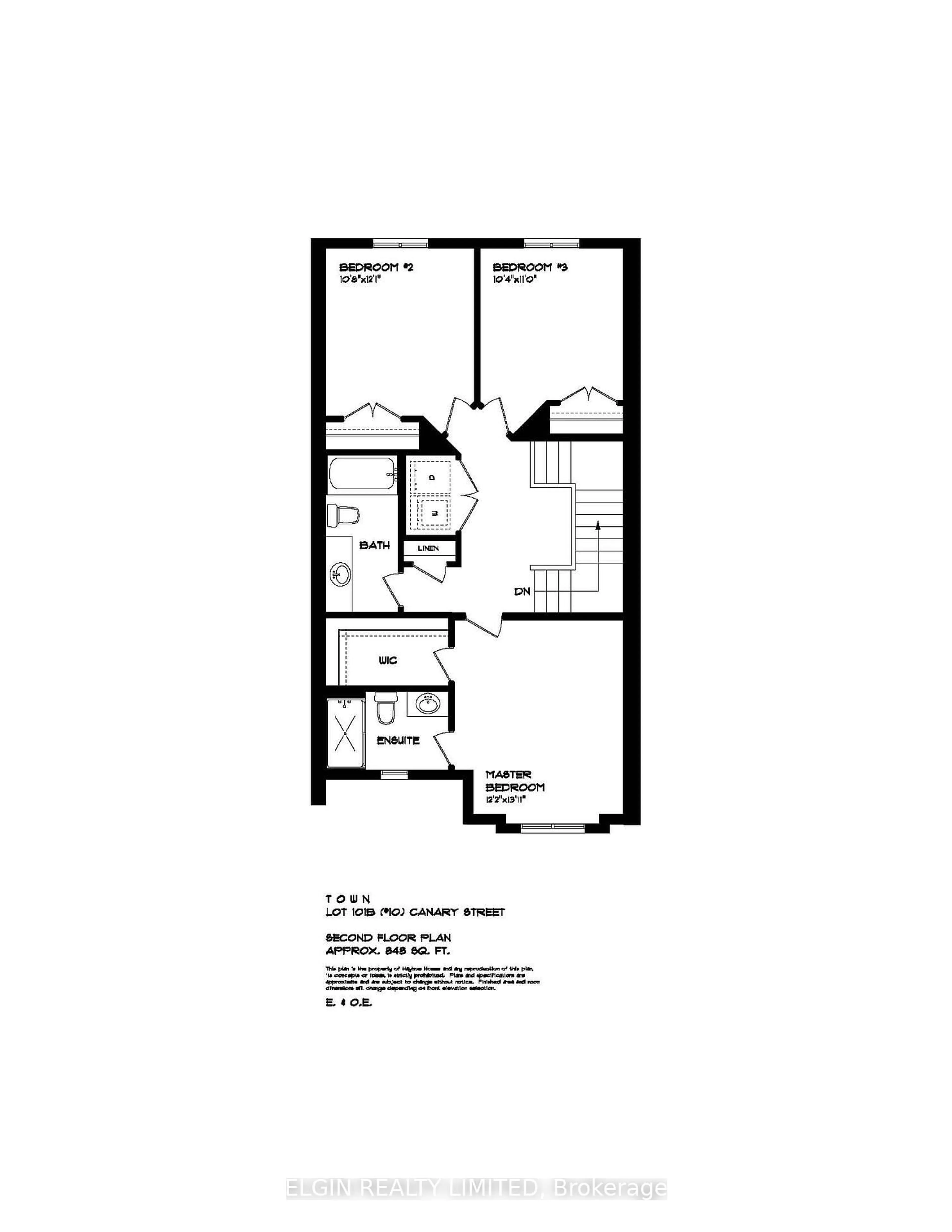 Floor plan for 10 Canary St, Tillsonburg Ontario N4G 0K4