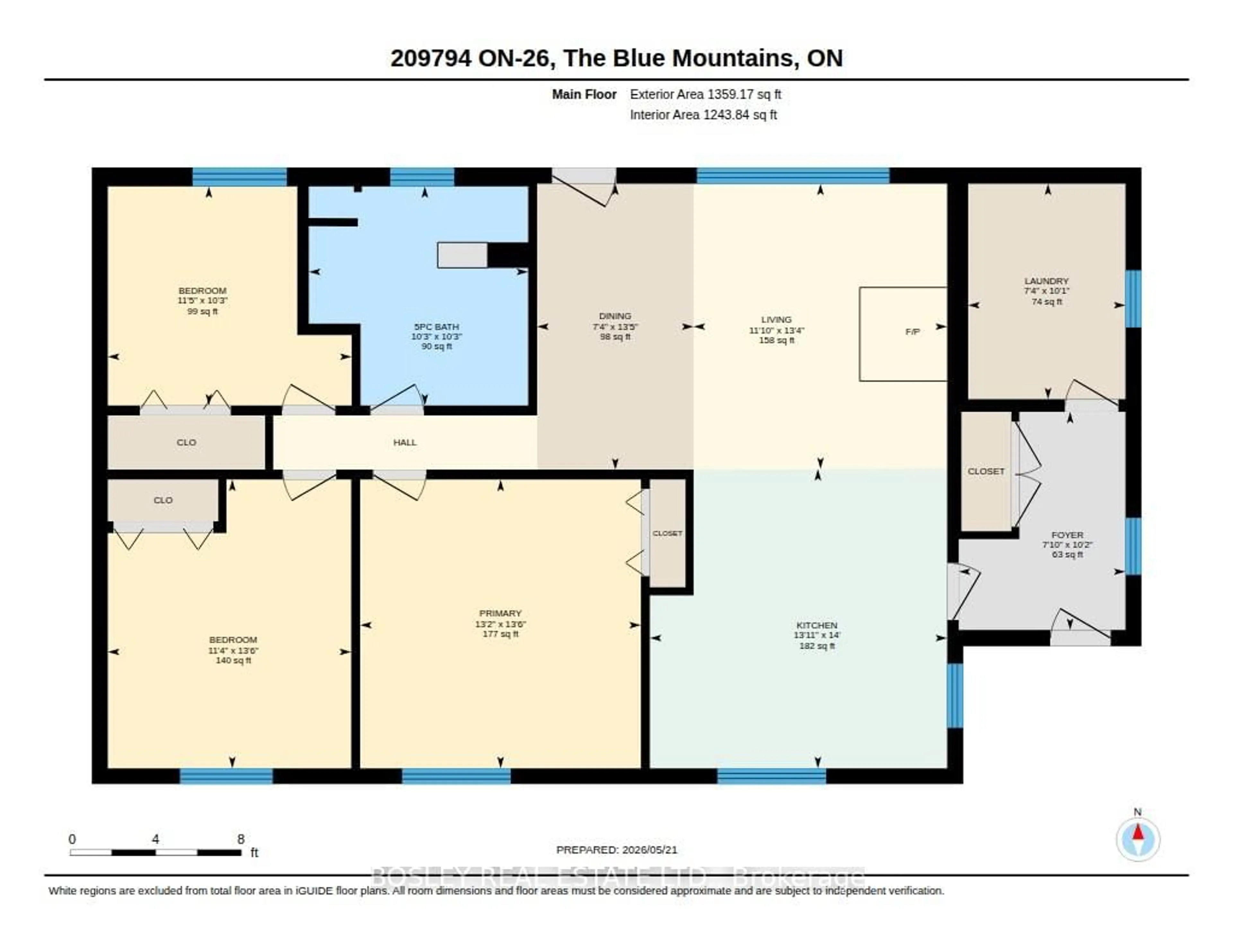 Floor plan for 209794 Highway 26, Blue Mountains Ontario L9Y 0L8