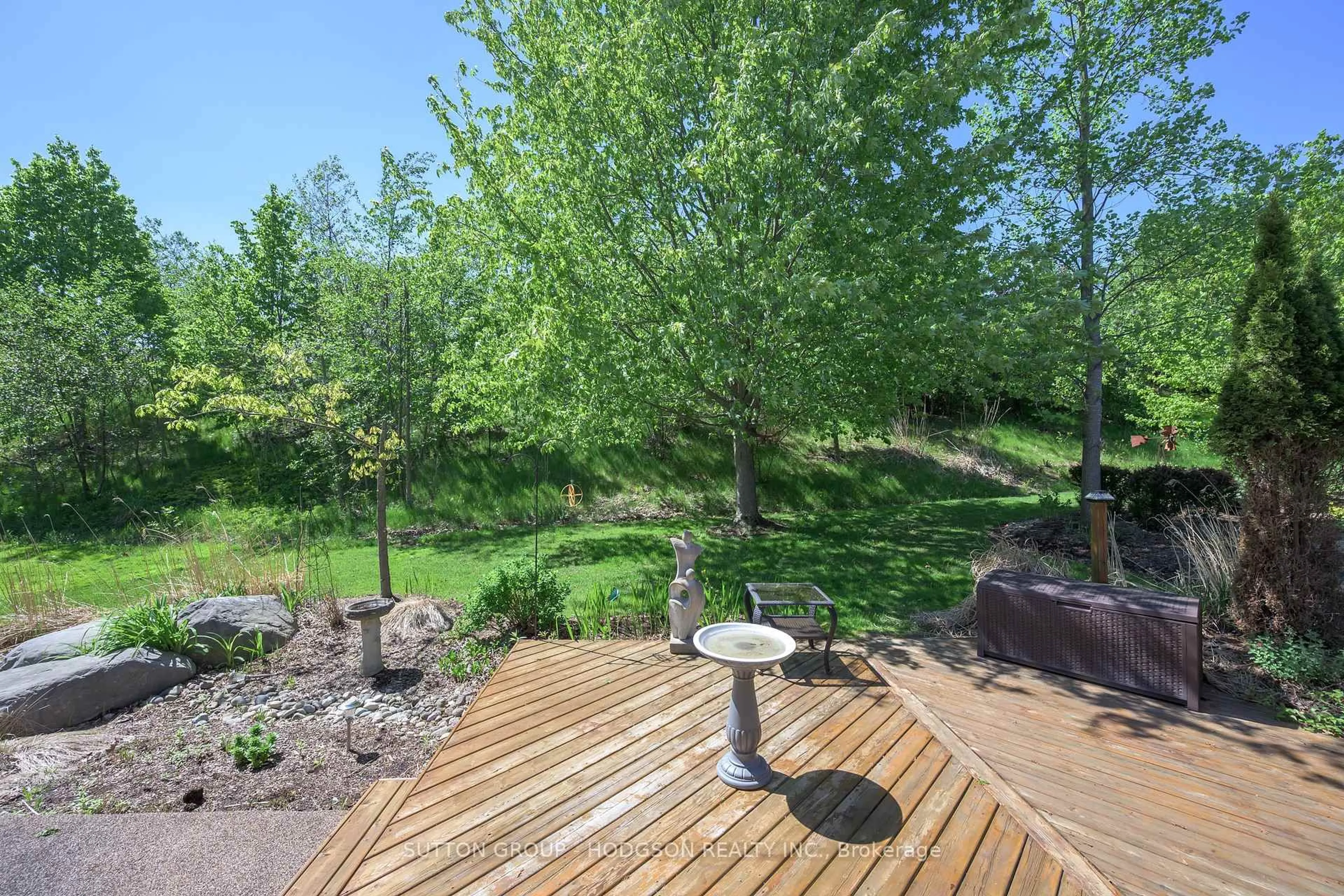 Patio, forest/trees view for 2149 Jack Nash Dr, London South Ontario N6K 5R1