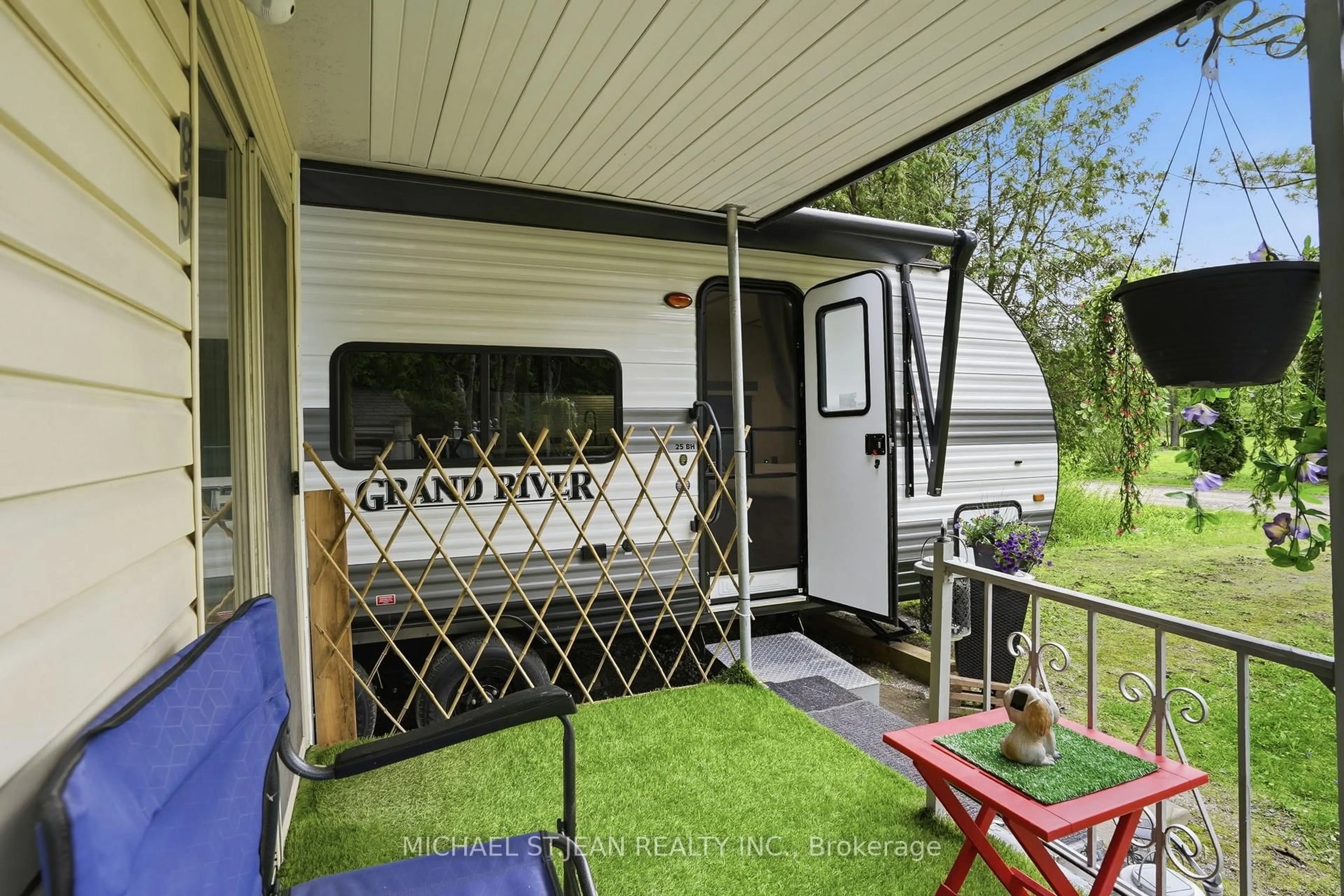 Patio, water/lake/river/ocean view for 85 Eddie Lane, Hamilton Ontario L0R 1K0