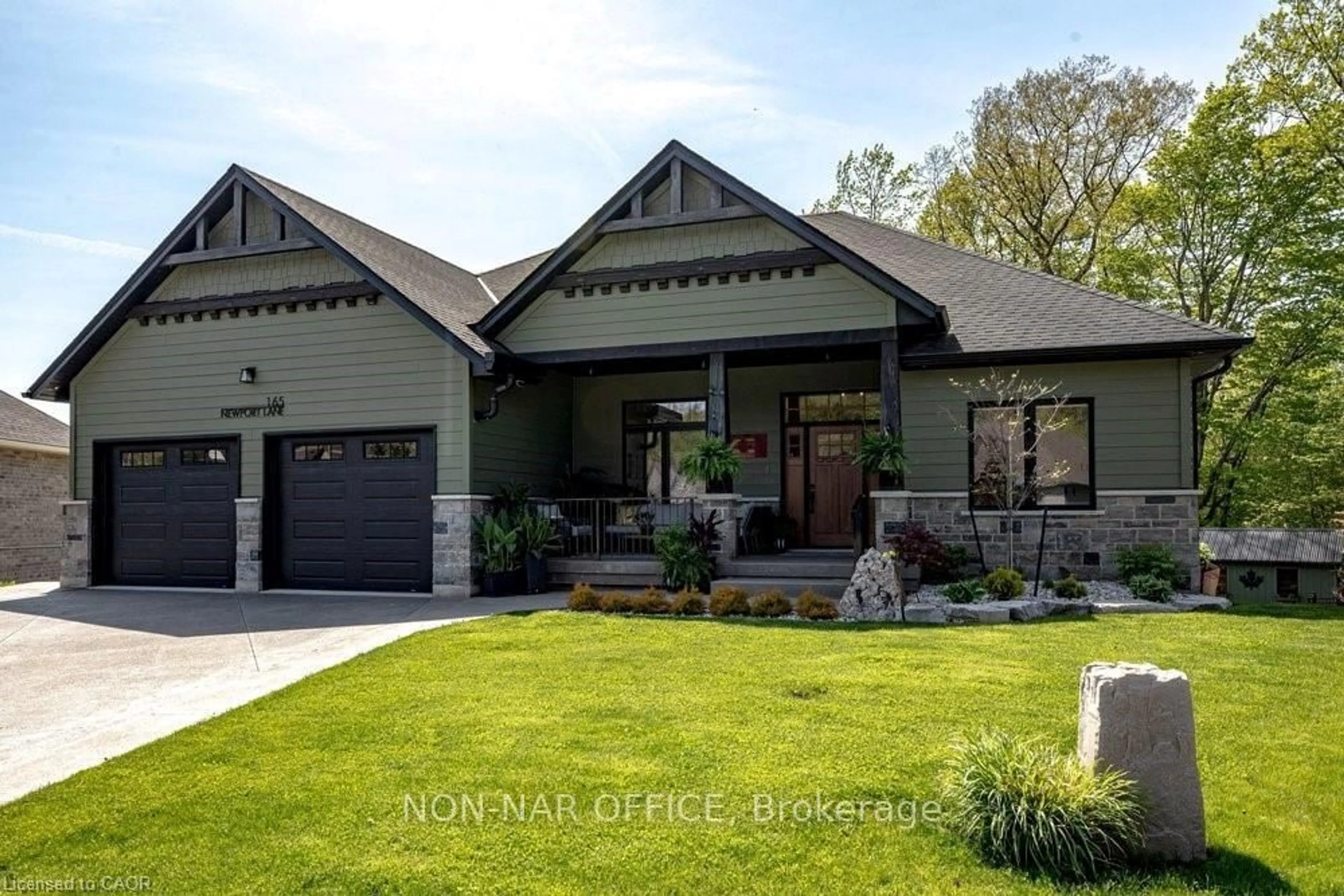 Home with brick exterior material, mountain view for 165 Newport Lane, Norfolk Ontario N0A 1N7