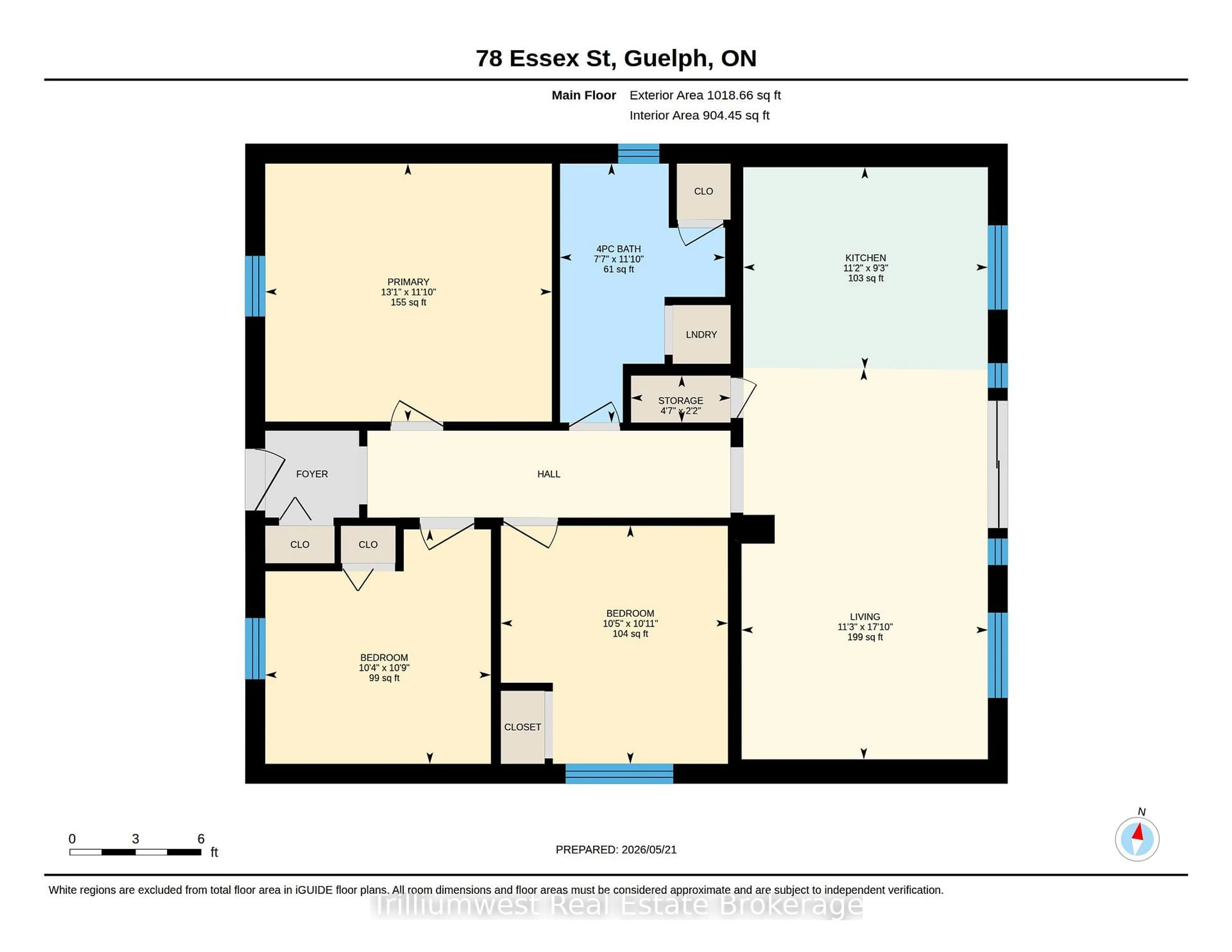 Floor plan for 78 Essex St, Guelph Ontario N1H 3L1