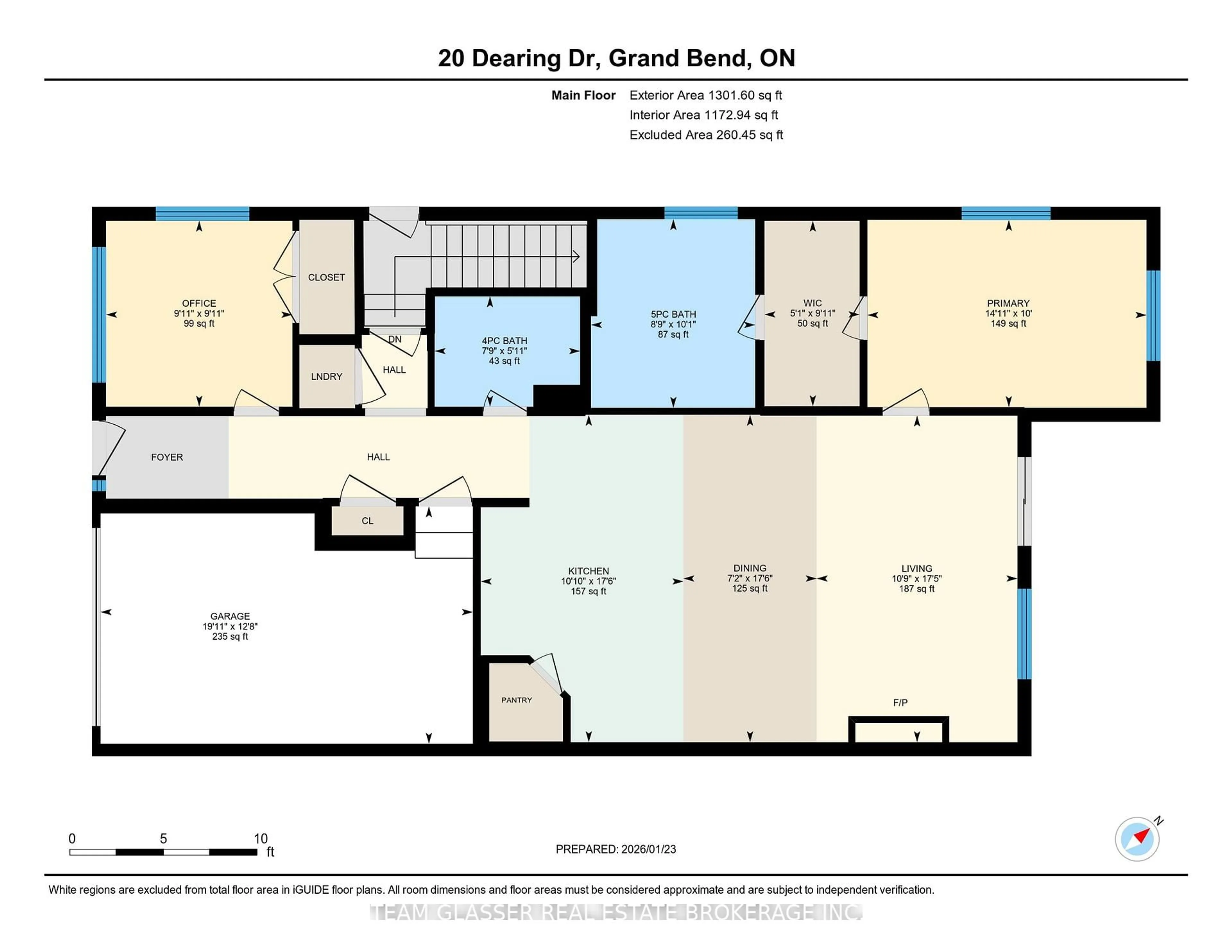 Floor plan for 32 Dearing Dr, Lambton Shores Ontario N0M 1T0