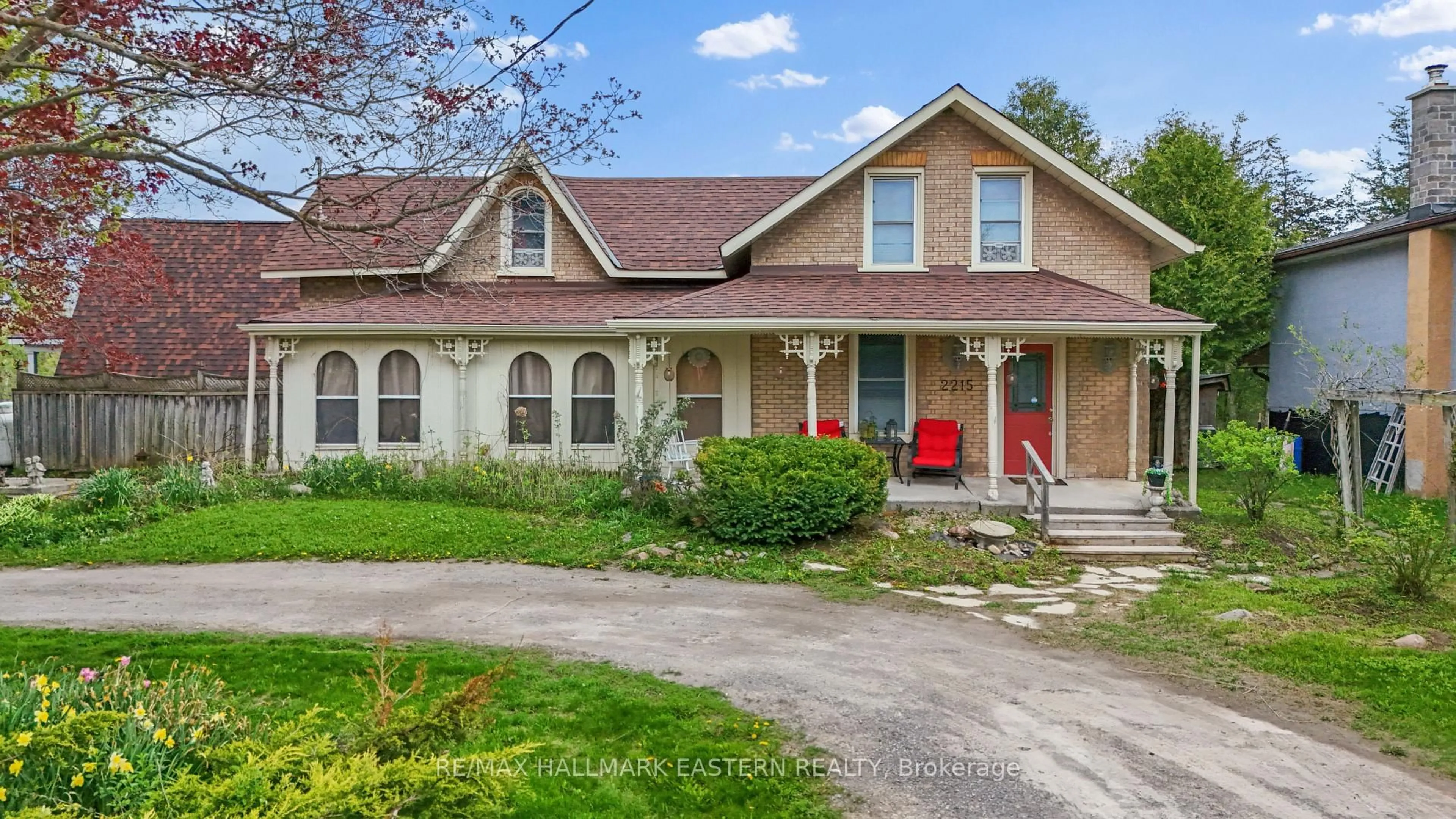 A pic from outside/outdoor area/front of a property/back of a property/a pic from drone, street for 2215 David Fife Line, Otonabee-South Monaghan Ontario K0L 1B0