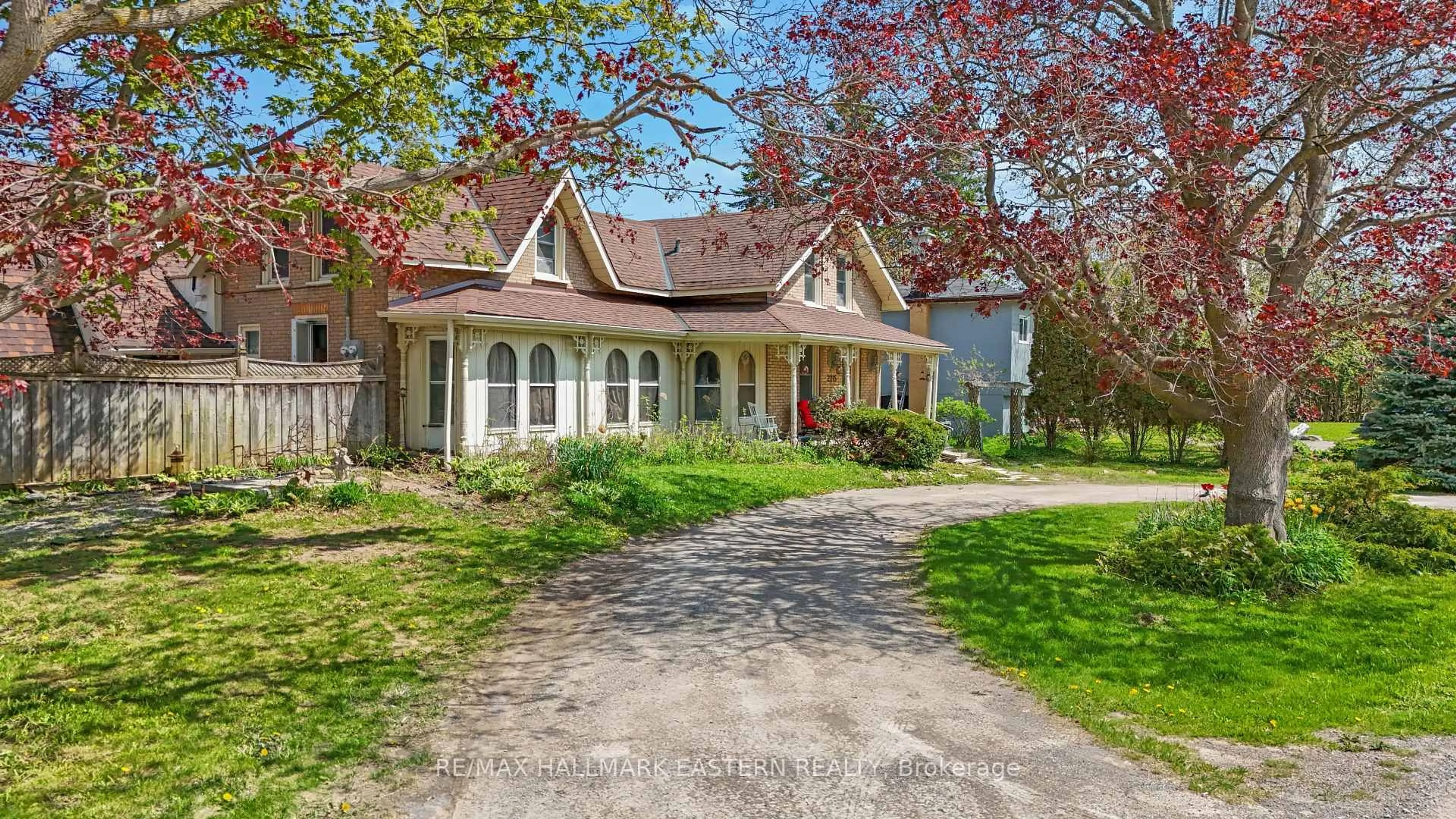 A pic from outside/outdoor area/front of a property/back of a property/a pic from drone, street for 2215 David Fife Line, Otonabee-South Monaghan Ontario K0L 1B0