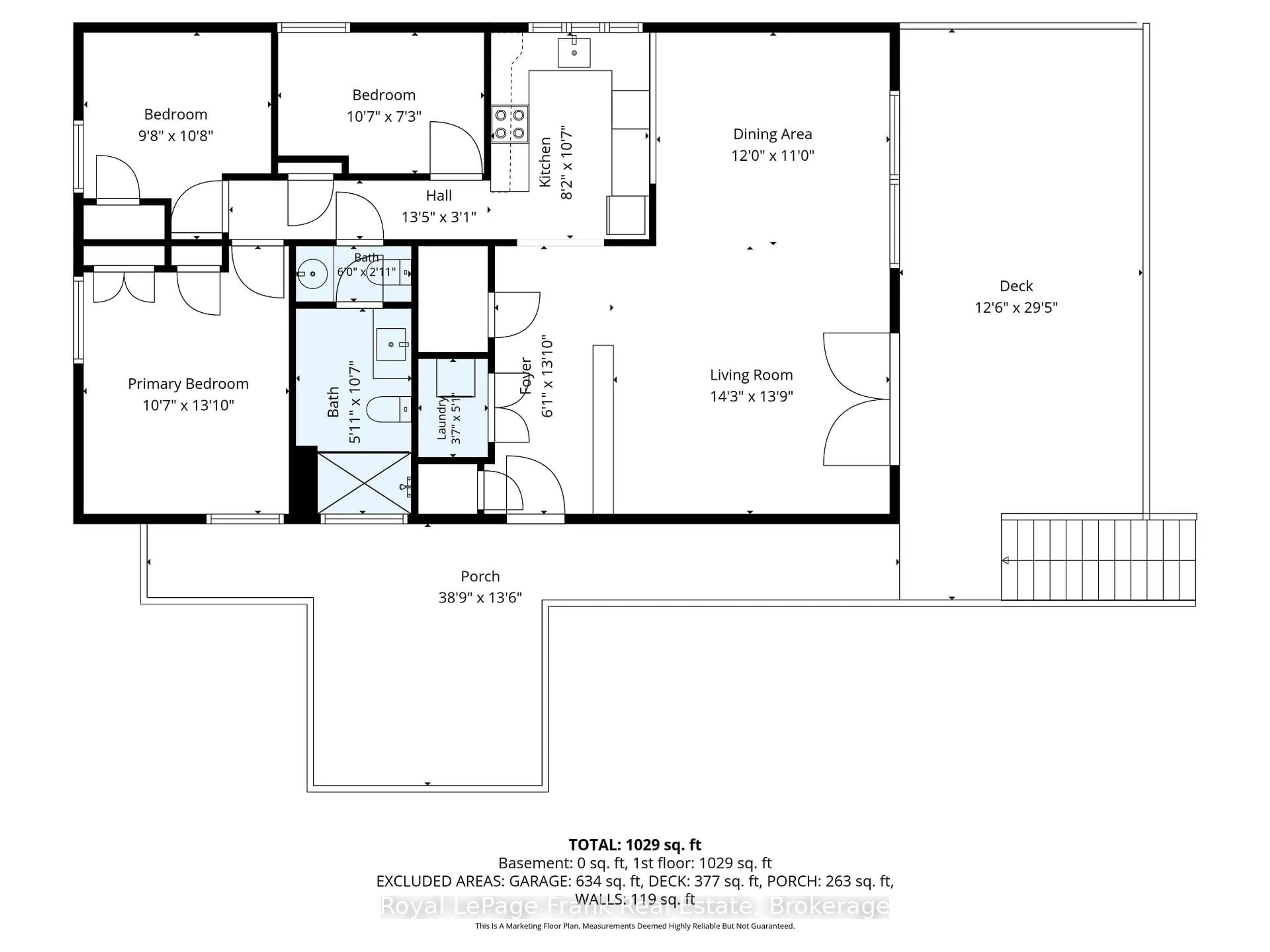 Floor plan for 71 Rainbow Rd, Kawartha Lakes Ontario K0M 1N0
