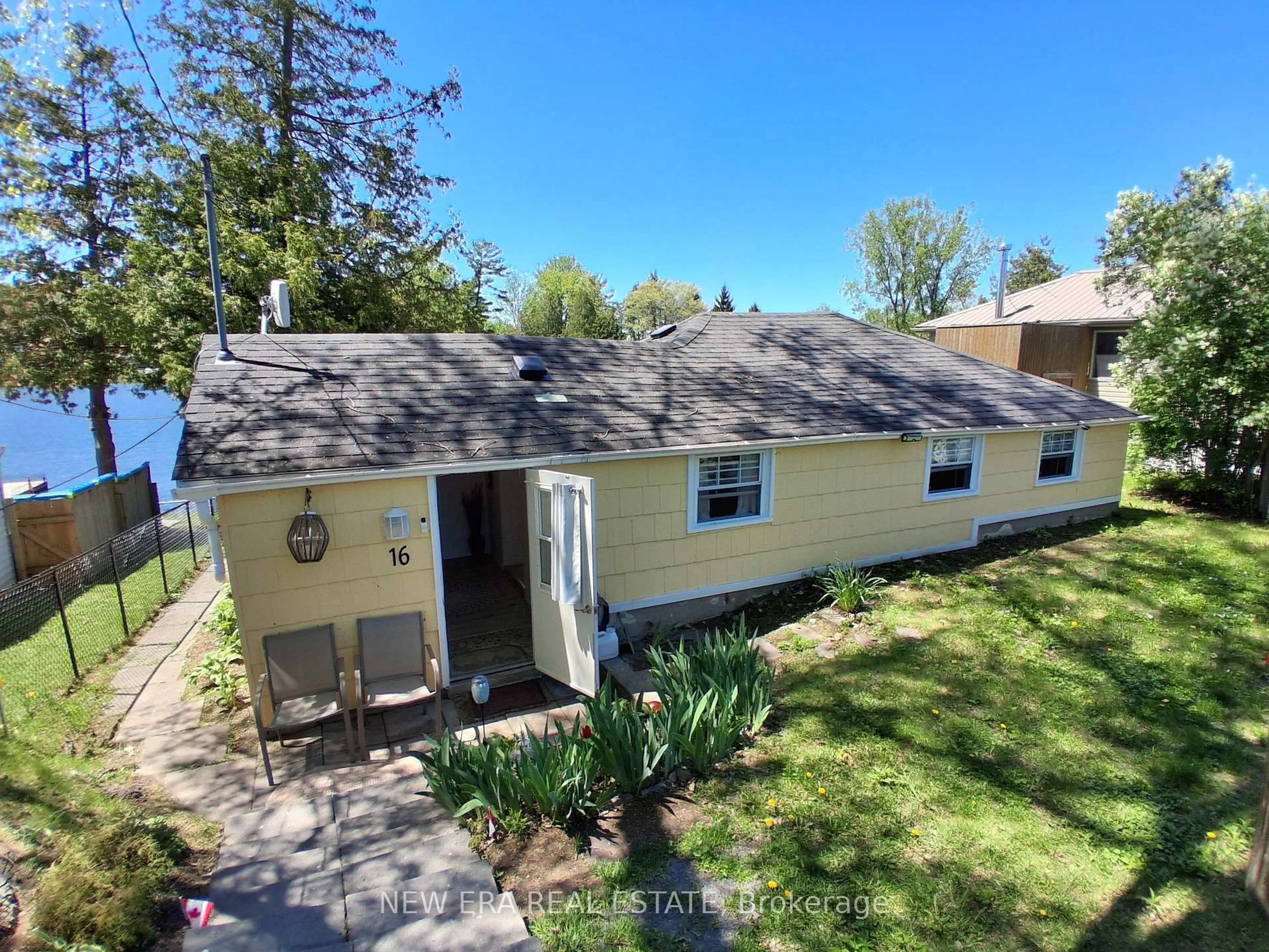 A pic from outside/outdoor area/front of a property/back of a property/a pic from drone, street for 16 Pines Lane, Stirling Ontario K0K 3E0