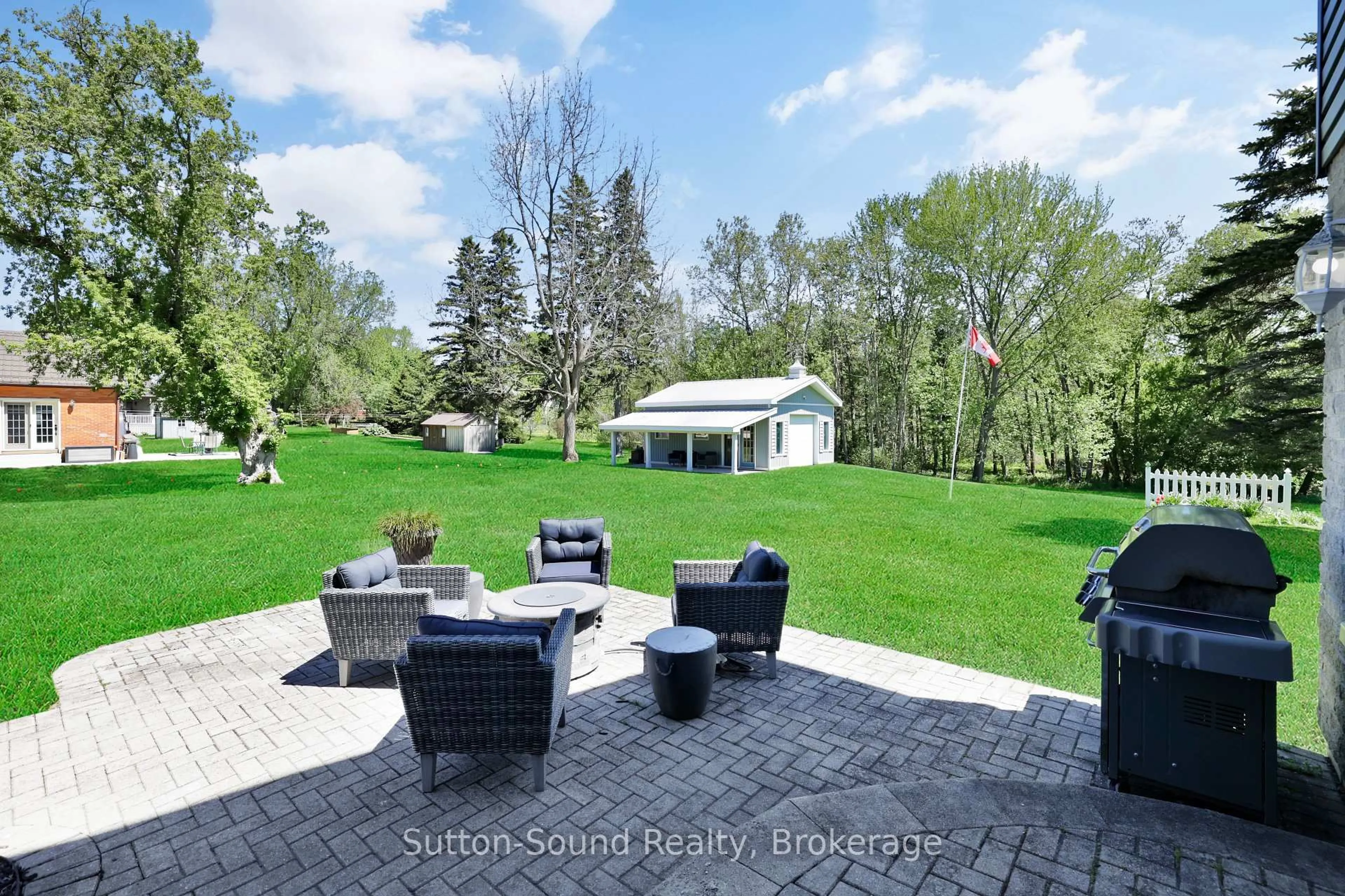 A pic from outside/outdoor area/front of a property/back of a property/a pic from drone, water/lake/river/ocean view for 69 Maria St, Arran-Elderslie Ontario N0H 2N0