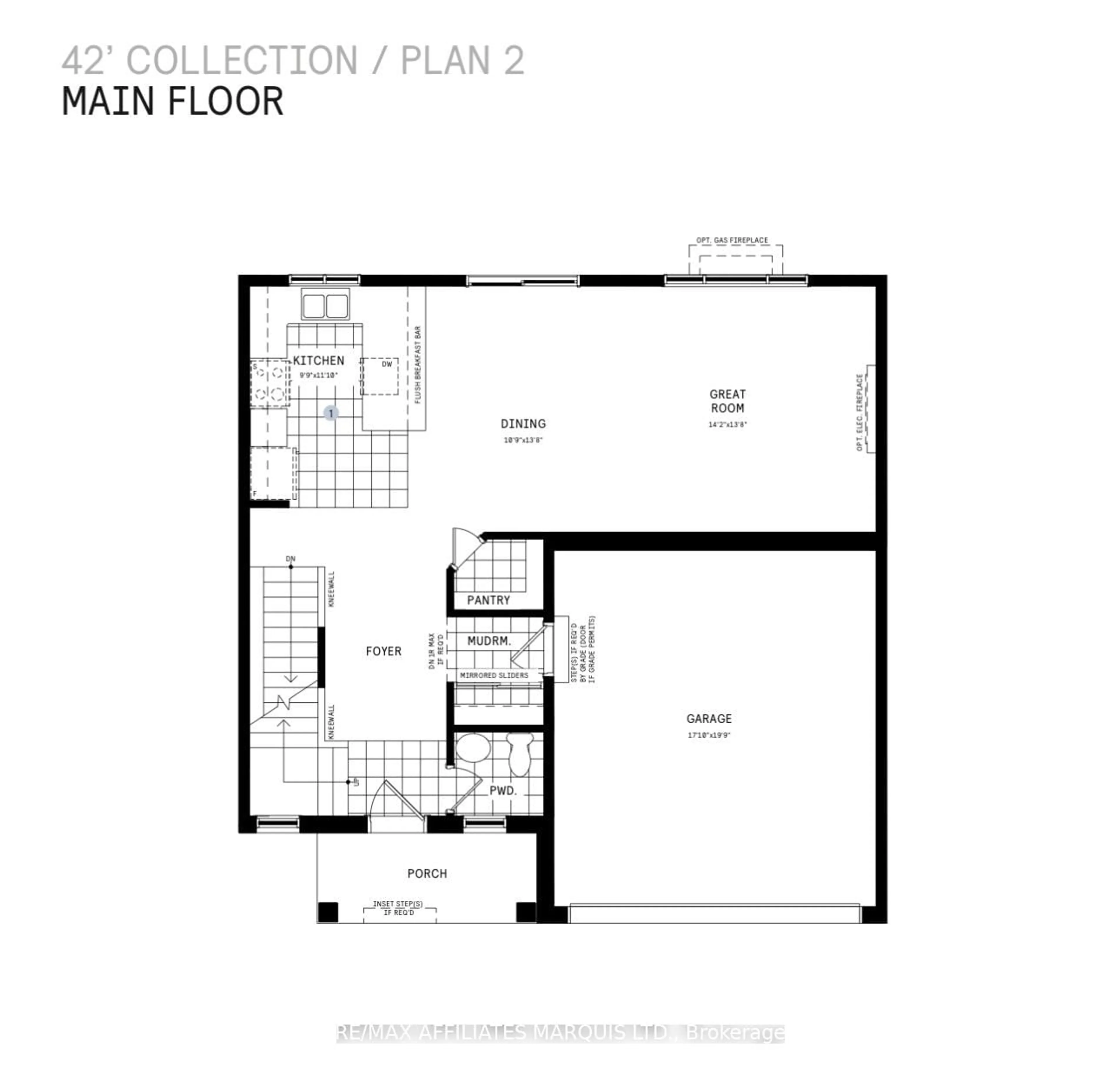 Floor plan for 526 Sturnidae St, Barrhaven Ontario K6J 6W9