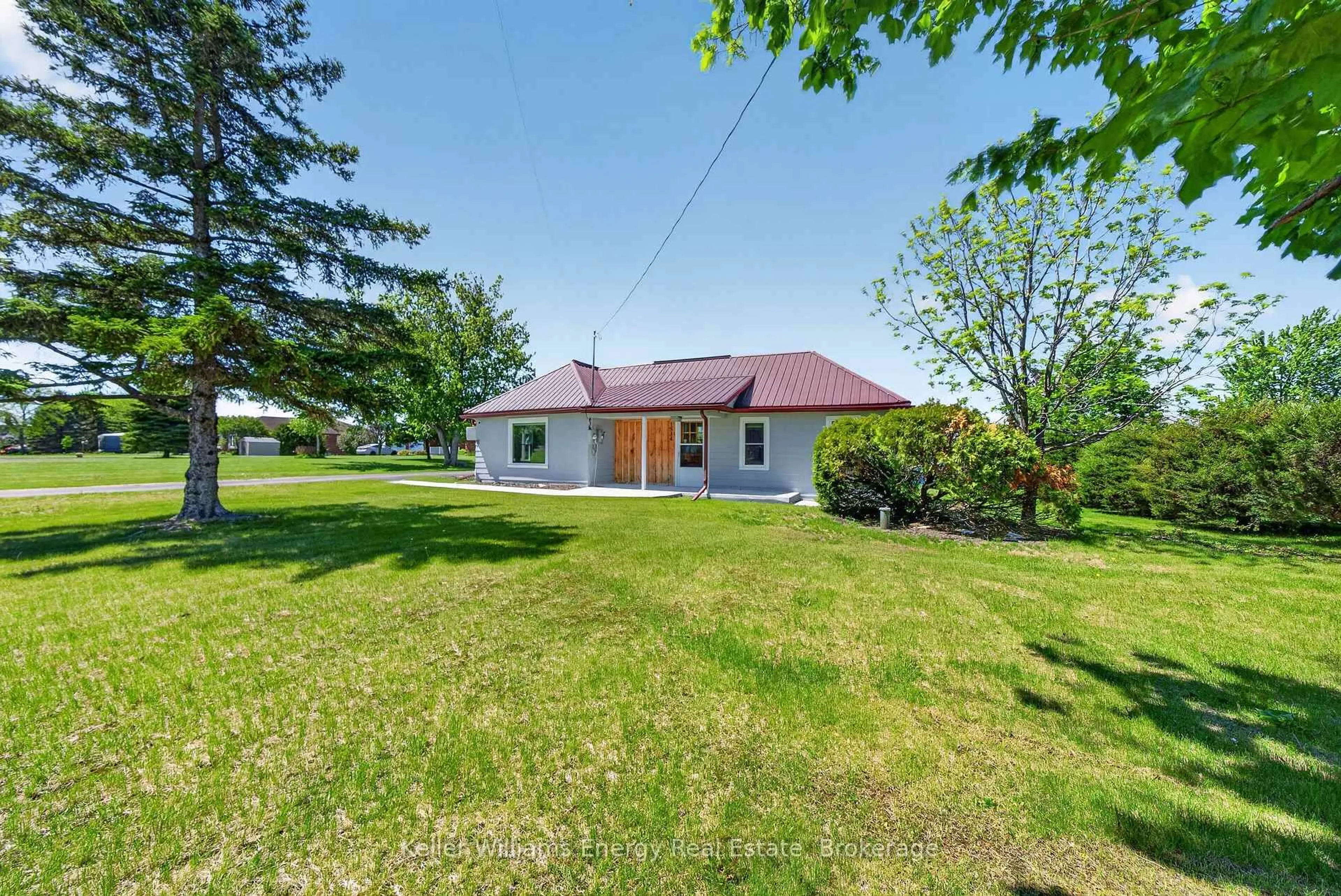 A pic from outside/outdoor area/front of a property/back of a property/a pic from drone, street for 1534 County Road 35, Prince Edward County Ontario K0K 2T0