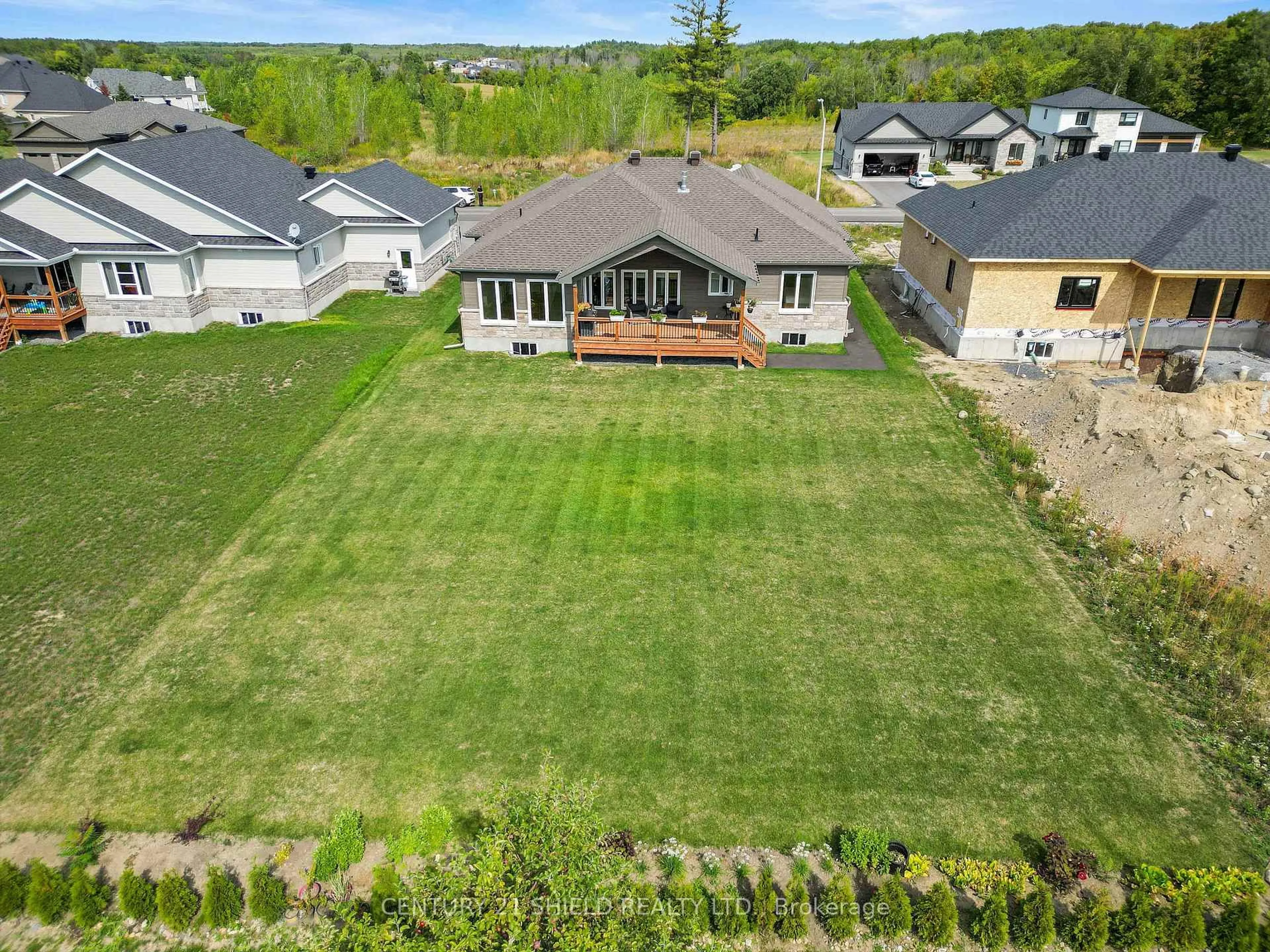 A pic from outside/outdoor area/front of a property/back of a property/a pic from drone, mountain view for 29 Whitetail Ave, South Stormont Ontario K0C 1P0