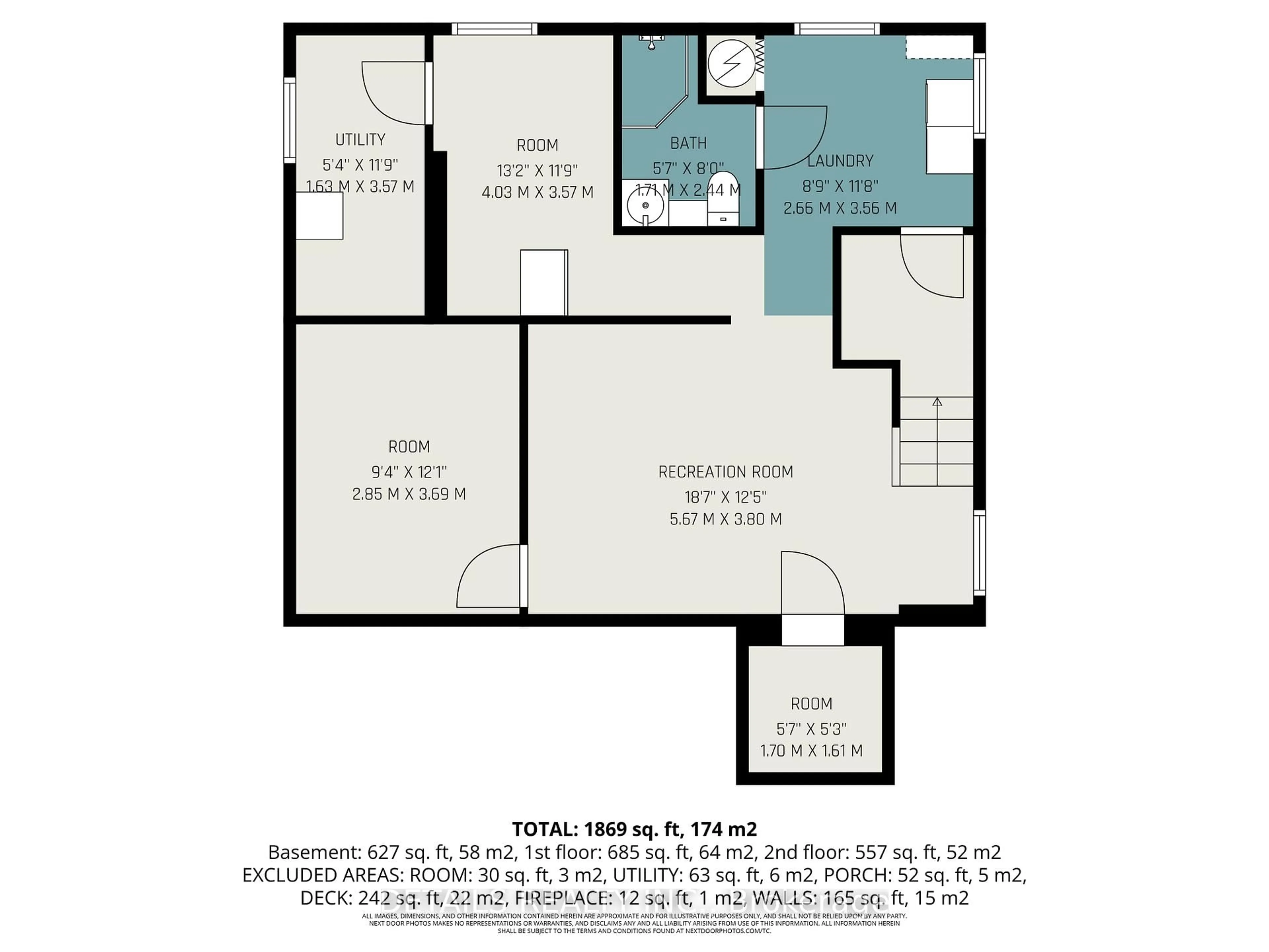 Floor plan for 805 Smyth Rd, Ottawa Ontario K1G 1P2