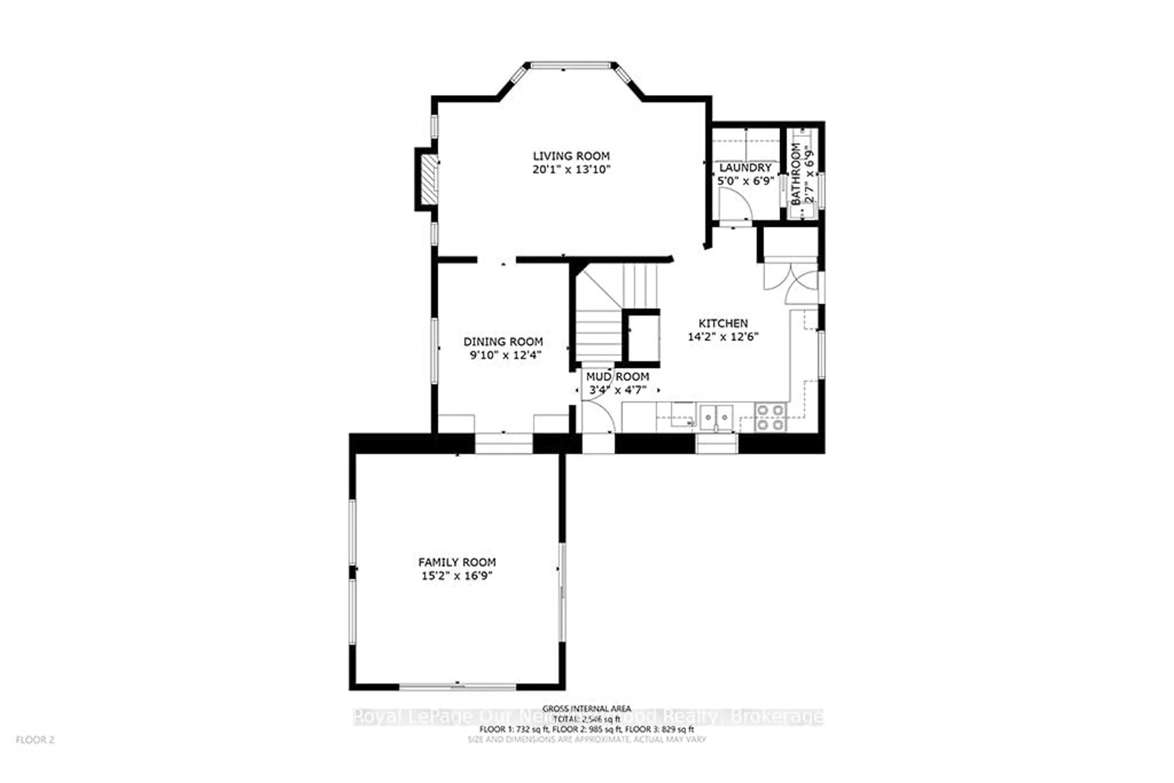 Floor plan for 185 4th St, Owen Sound Ontario N4K 3J8